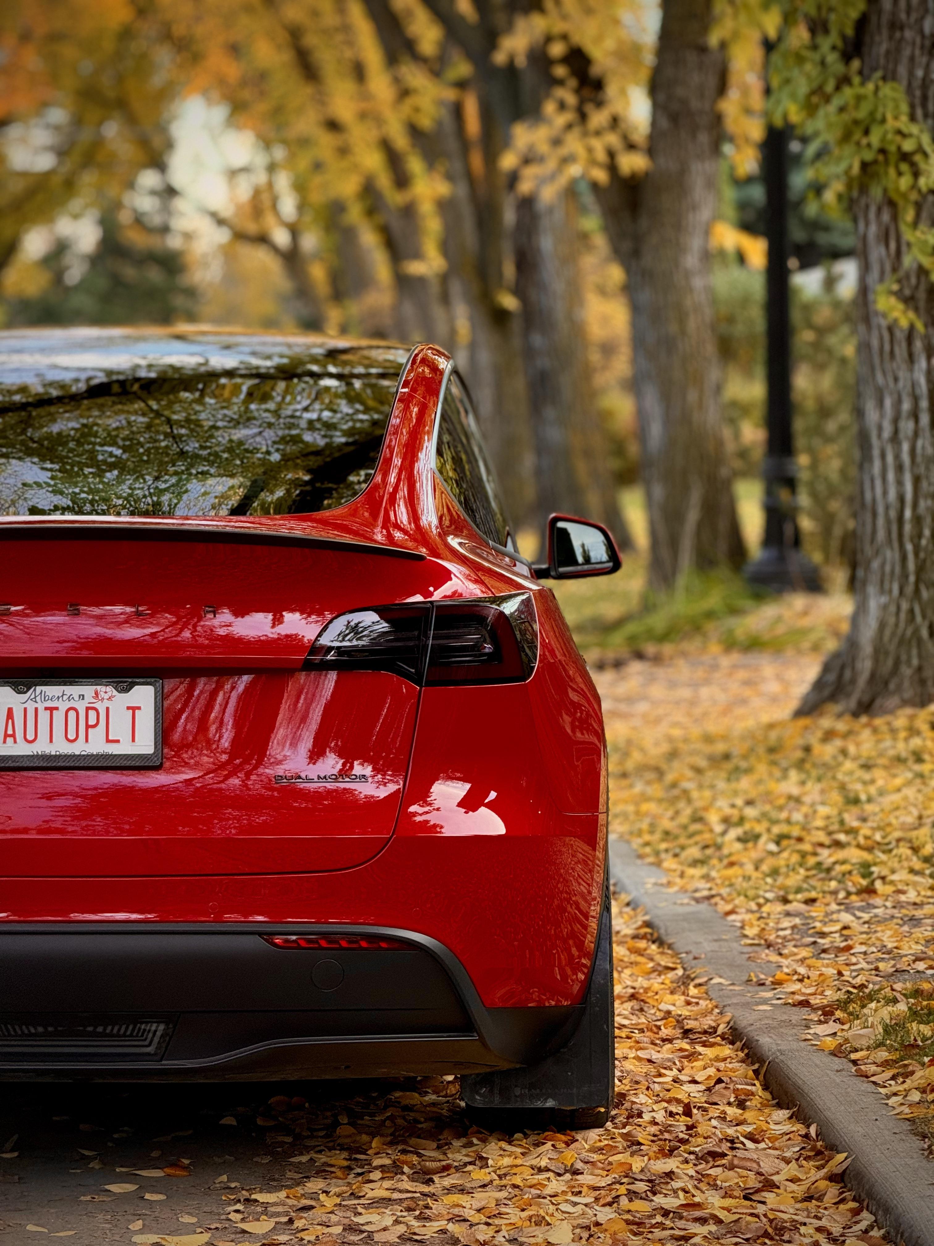 Enjoying this awesome Fall weather. Happy Thanksgiving to all Canadian Tesla owners
