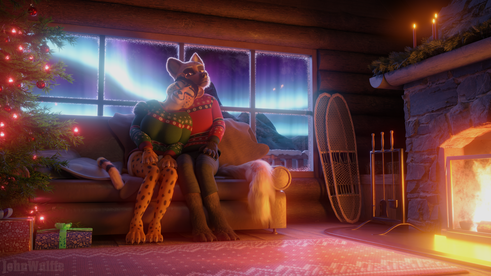 Merry Christmas 2022! by JohnWulffe - Fur Affinity [dot] net