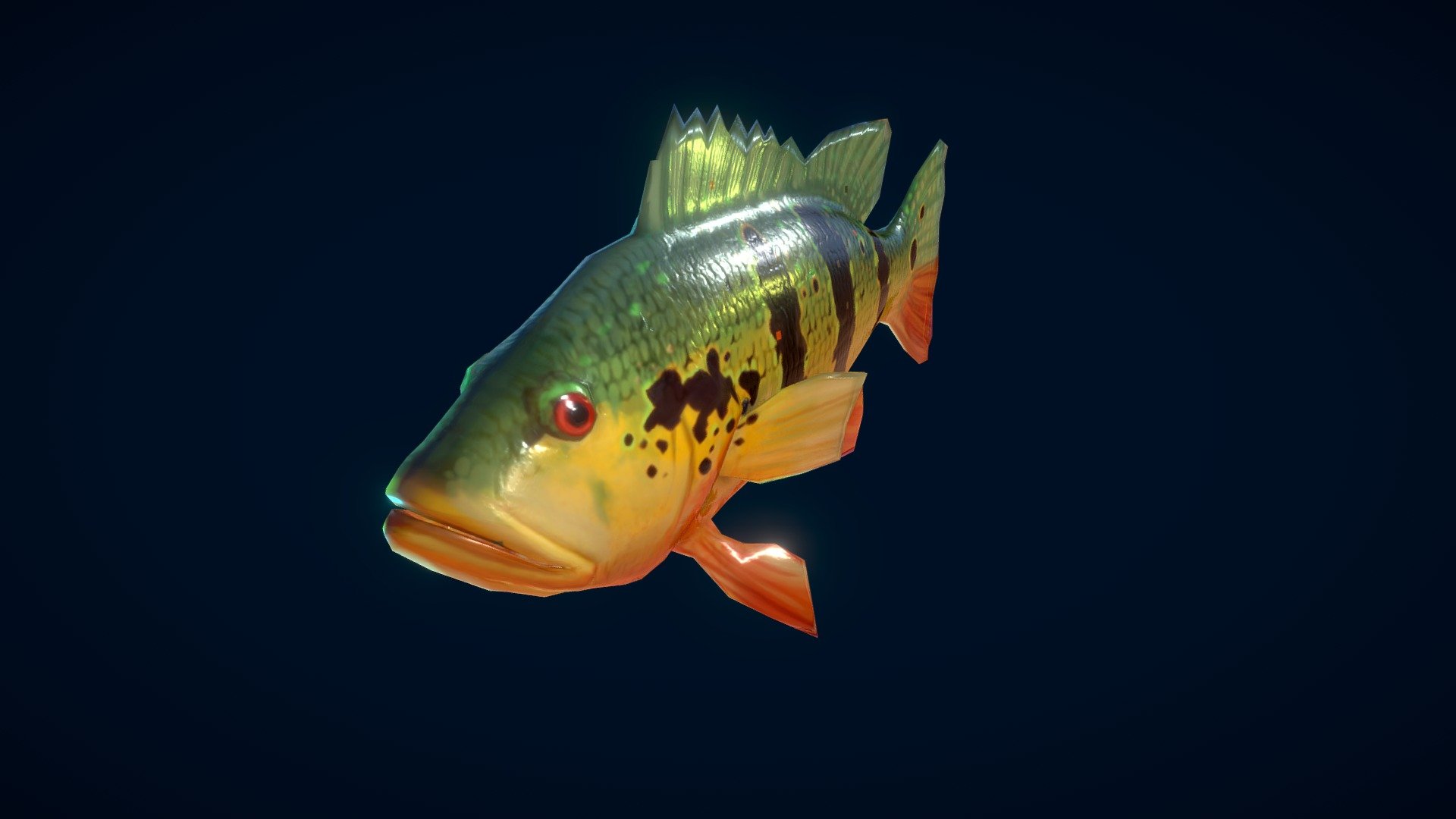 Tucunaré (Peacock bass) model by Guilherme Freitas [779403b]