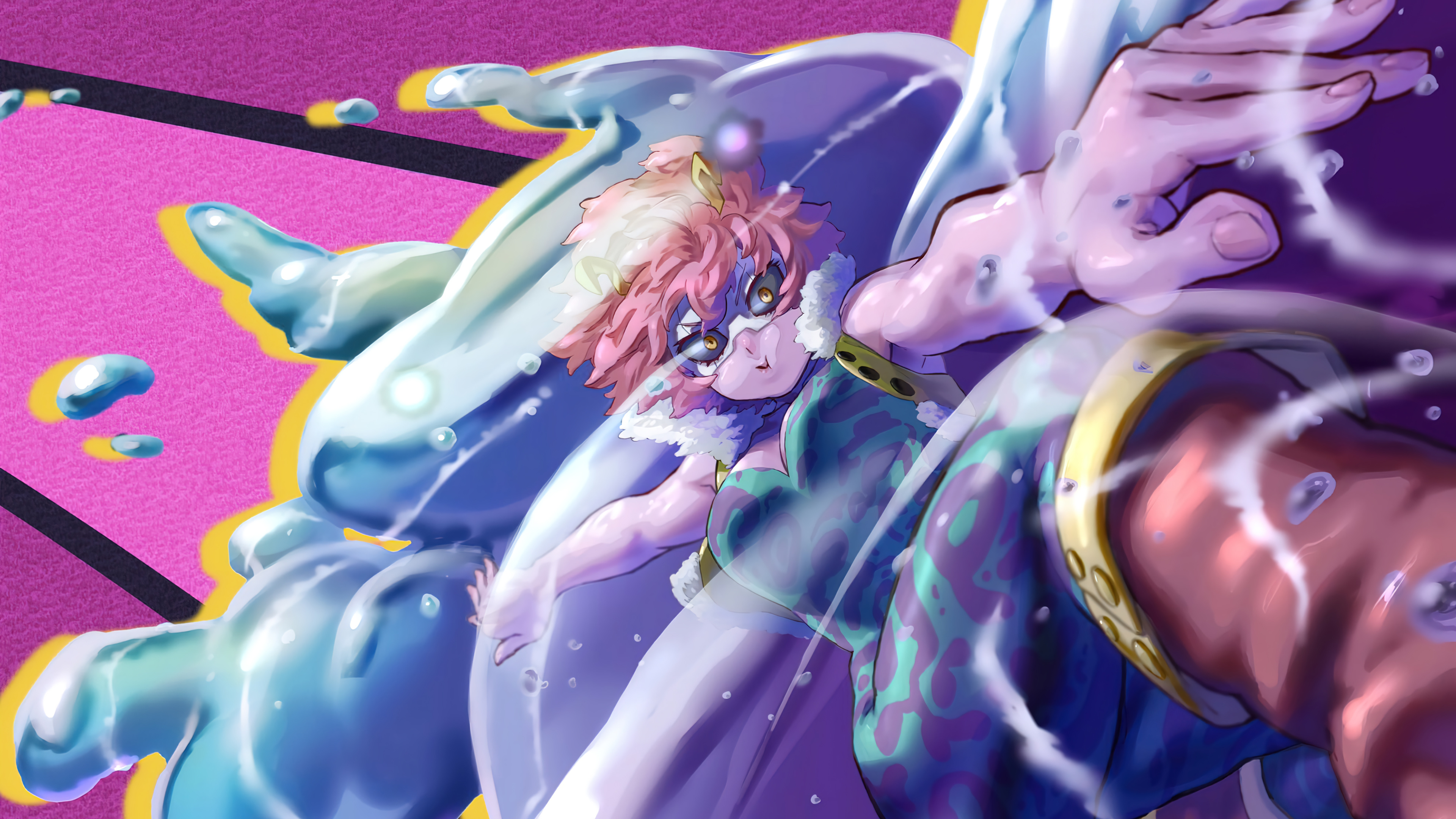 Download Mina Ashido Anime My Hero Academia 4k Ultra HD Wallpaper
