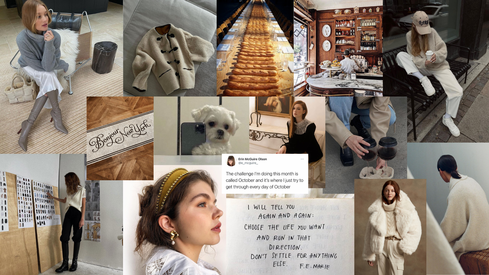 October 2021 Mood Board • Elizabeth Victoria Clark