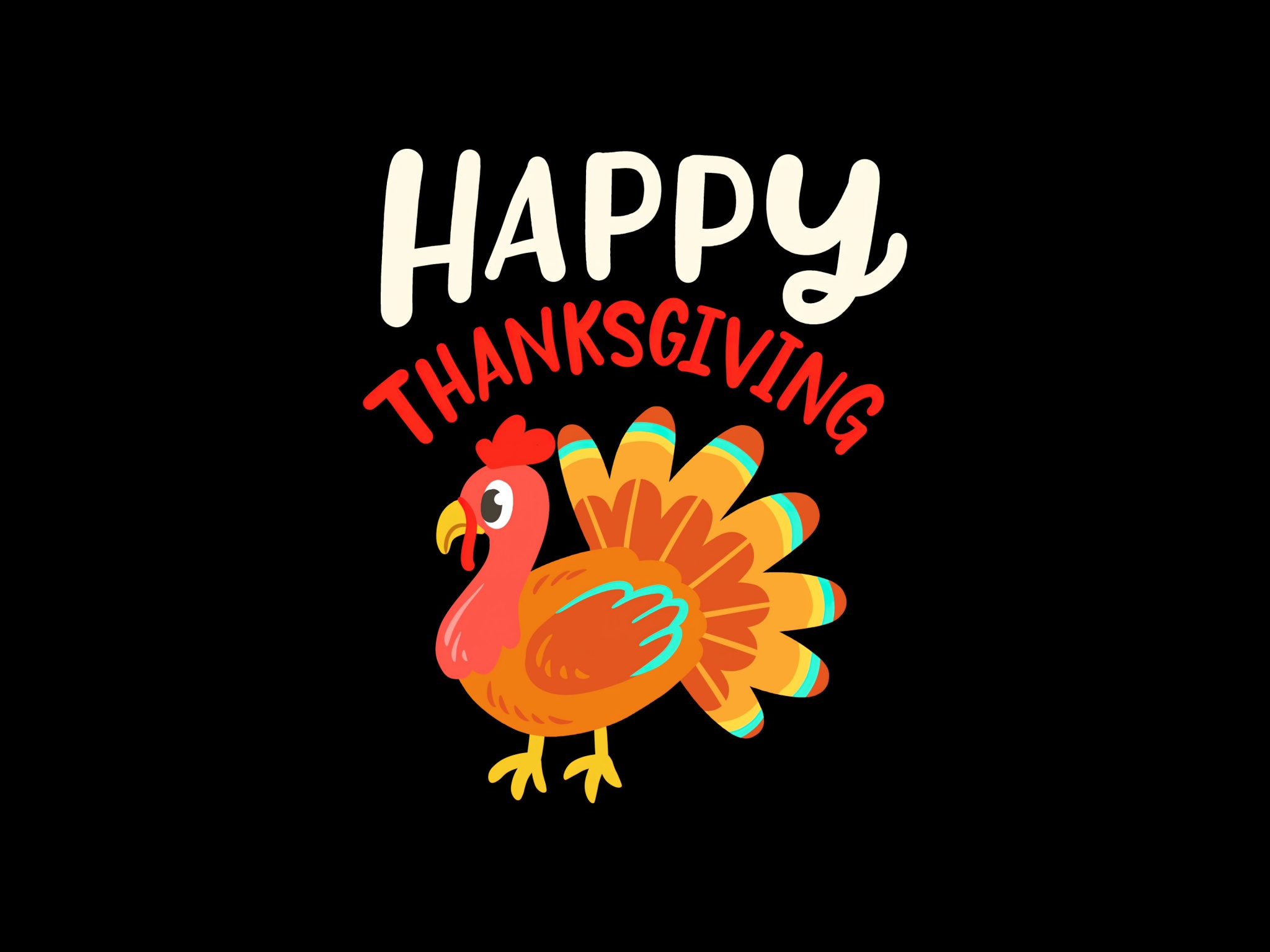 Happy Thanksgiving Wallpaper 4K, AMOLED, Thanksgiving Day