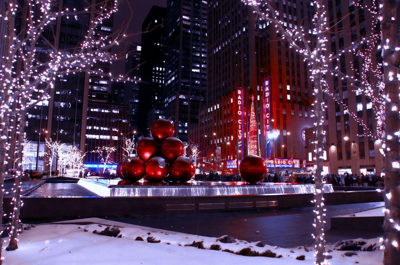 New York Christmas Wallpaper