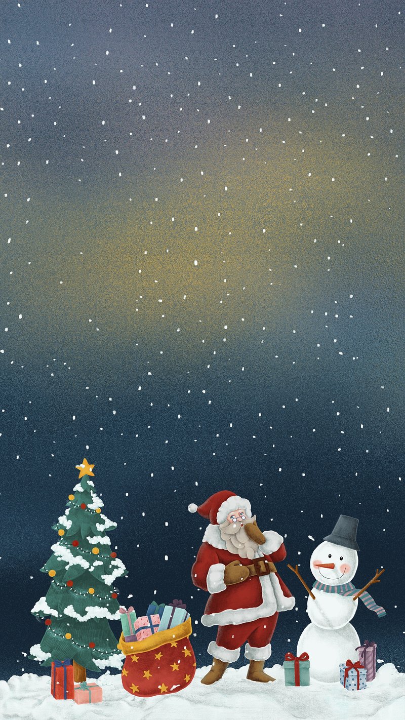 Wallpaper Phone Santa Claus Image Wallpaper