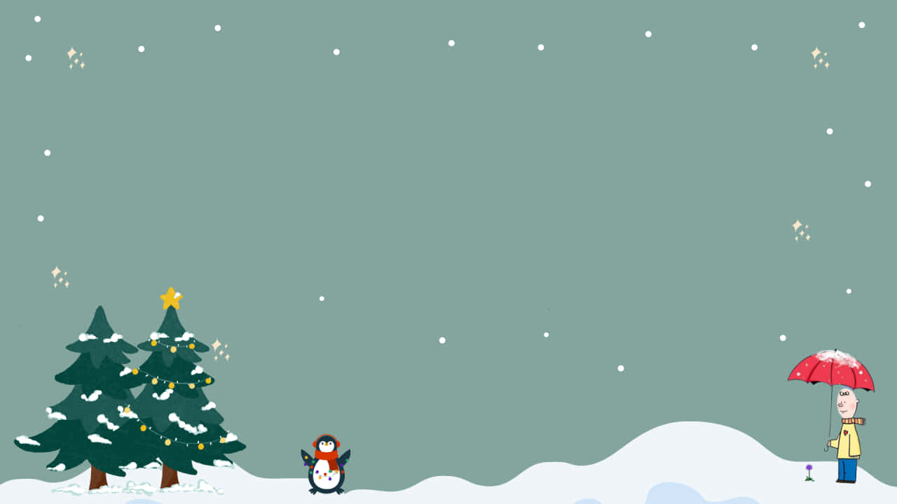 Download Get in the festive mood with this minimalist christmas desktop Wallpaper