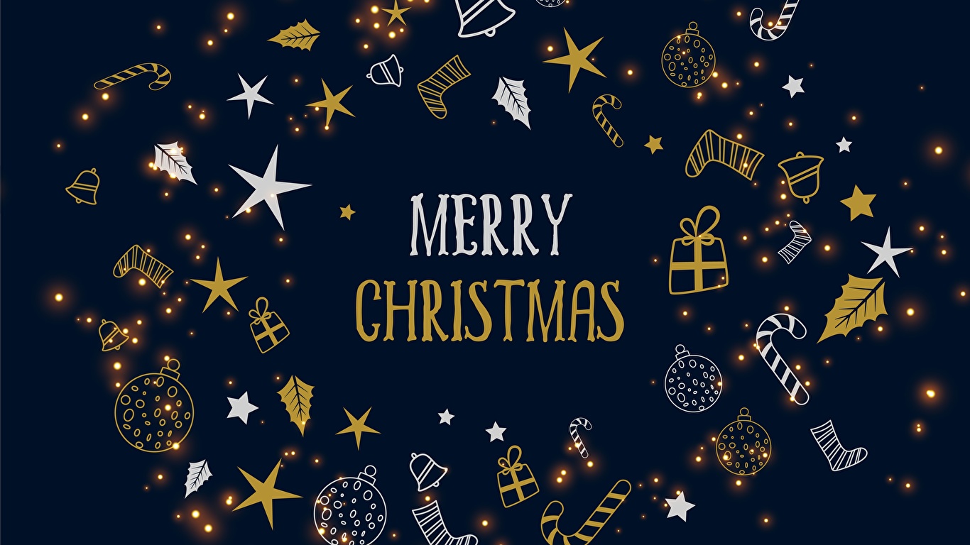 Photo New year English 1366x768