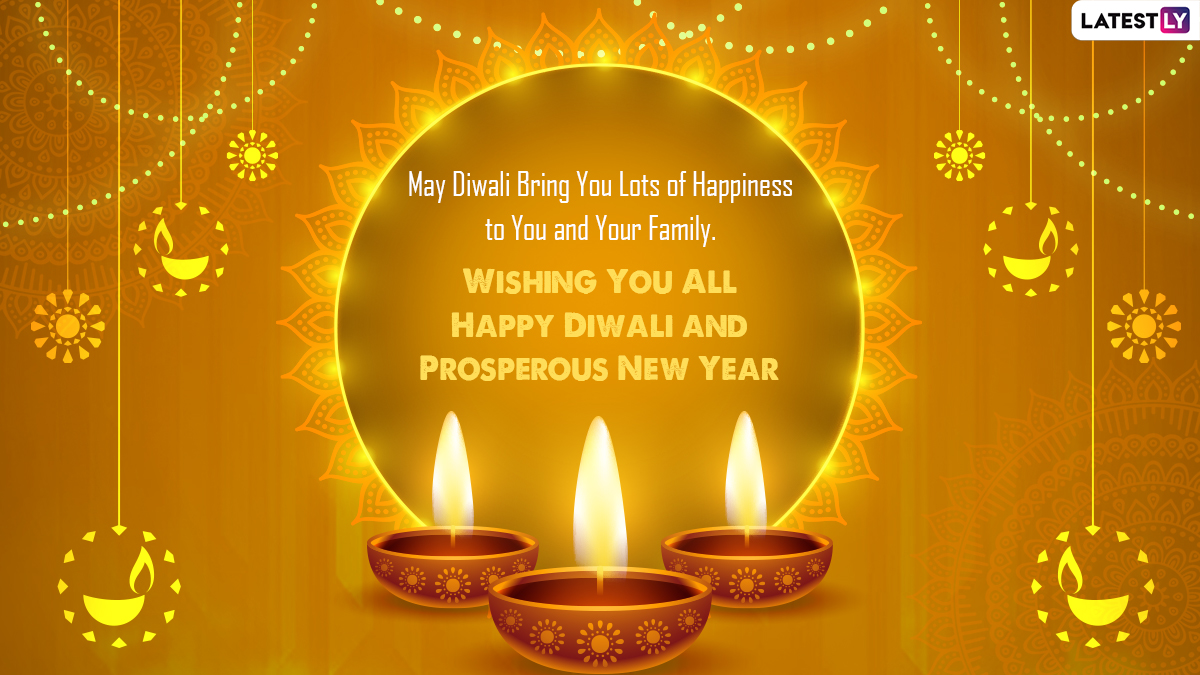 Happy Diwali 2021 and Prosperous New Year Advance Greetings: WhatsApp Status, Facebook Messages, HD Image, Wallpaper and GIFs To Wish on Deepavali Padwa