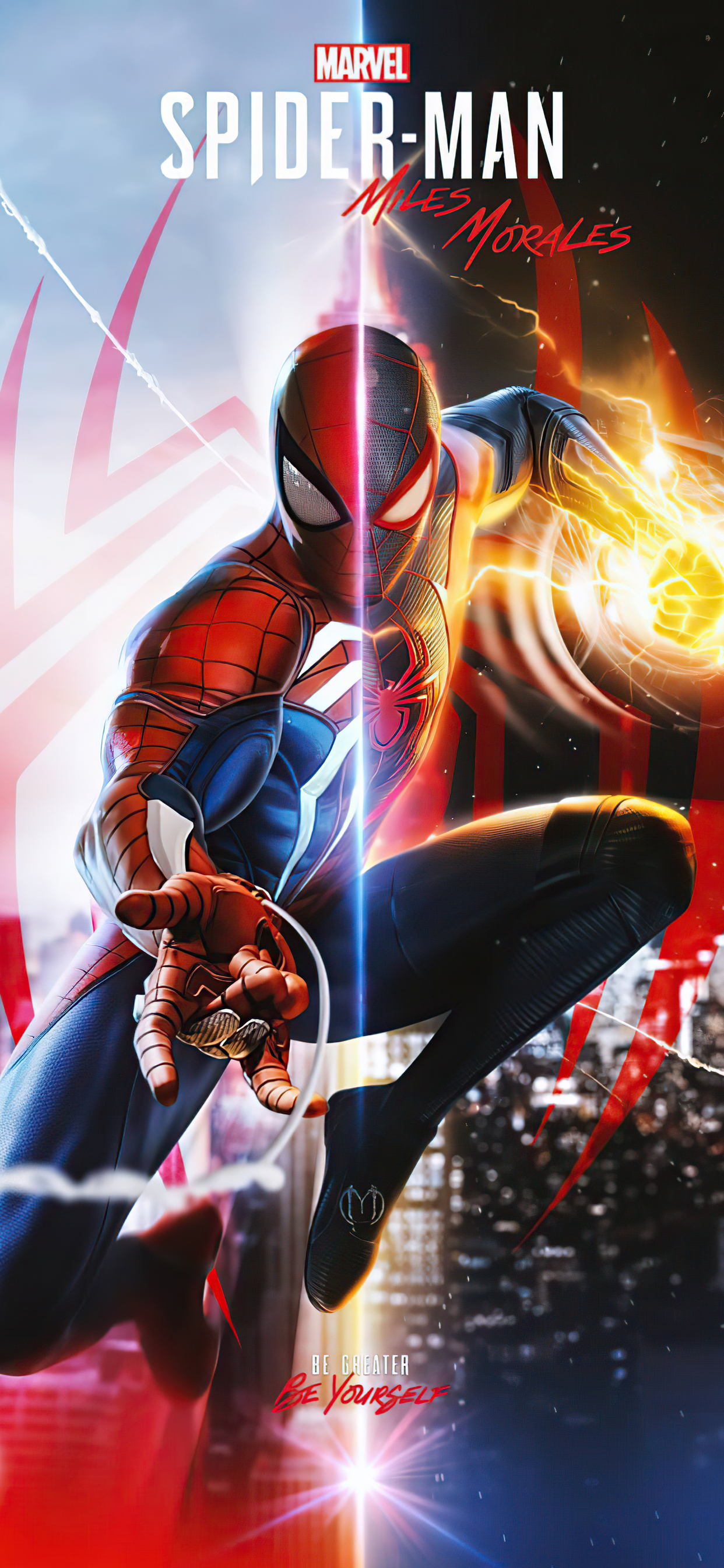 Spiderman Miles Morales Fanart 4k iPhone XS MAX HD 4k Wallpaper, Image, Background, Photo and Picture