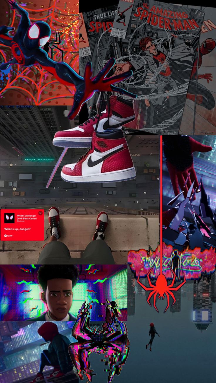 intothespiderverse #spiderman #marvel #art #music #whatsupdanger # milesmorales #milesmoralesspiderman