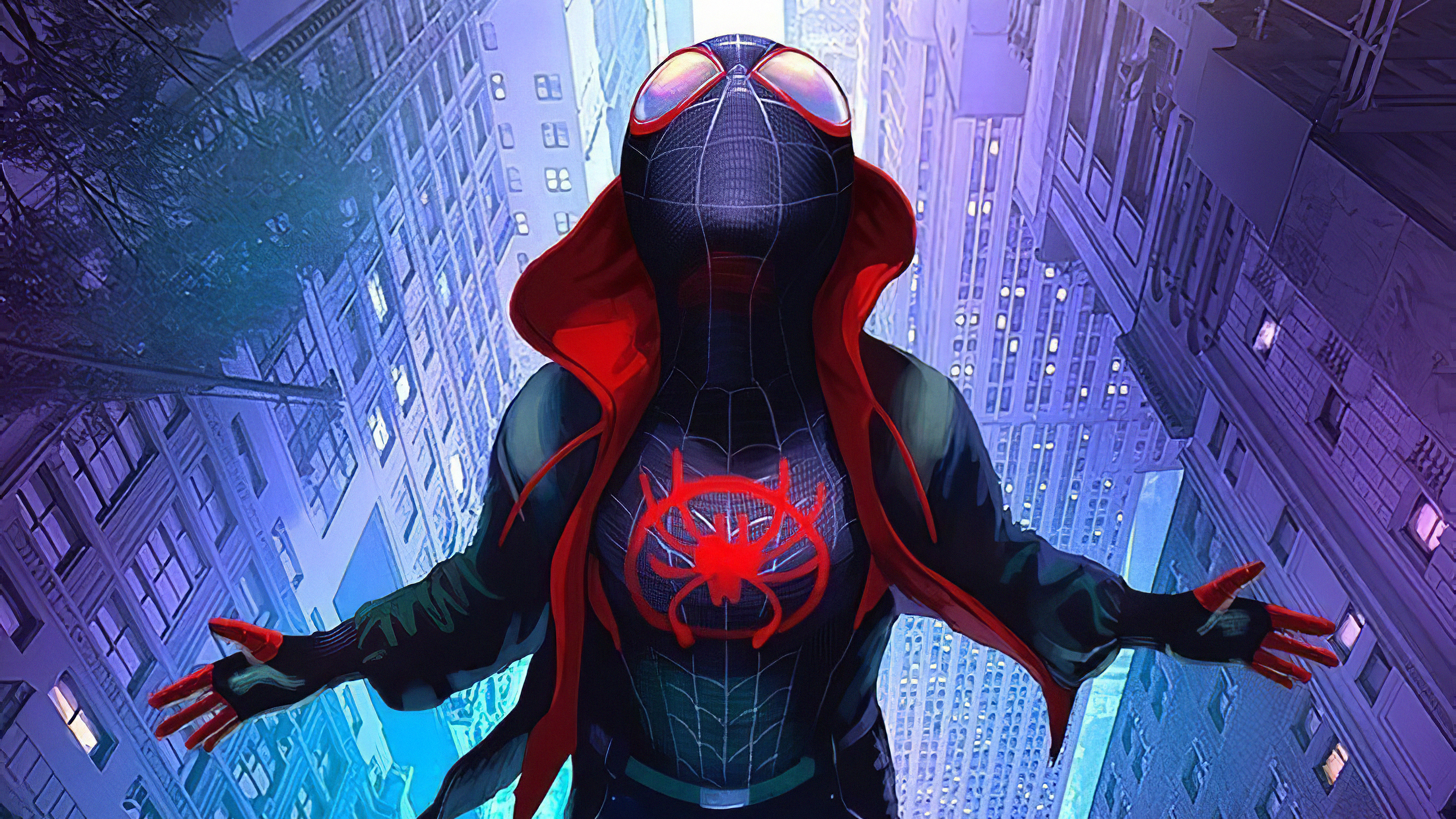 Artwork Spiderman Miles Morales 720P HD 4k Wallpaper, Image, Background, Photo and Picture