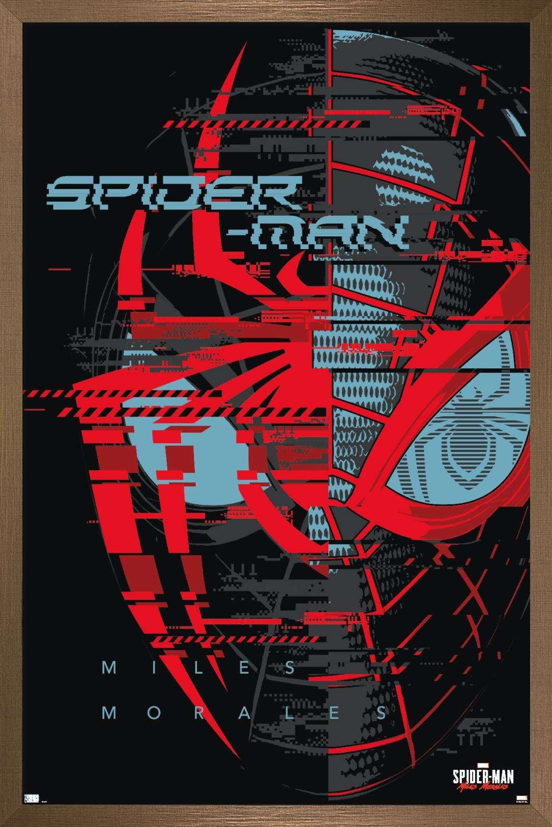 Marvel's Spider Man: Miles Morales Wall Poster, 14.725 X 22.375, Framed