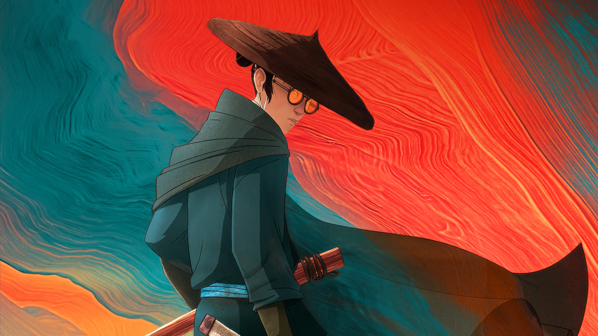 Blue Eye Samurai HD Wallpaper