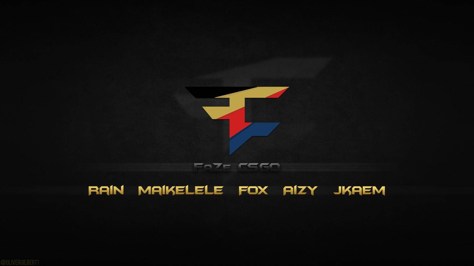 Download Faze Clan Team Black Wallpaper