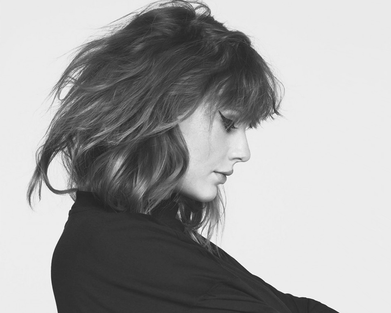 wallpaper for desktop, laptop. taylor swift girl singer femail bw music