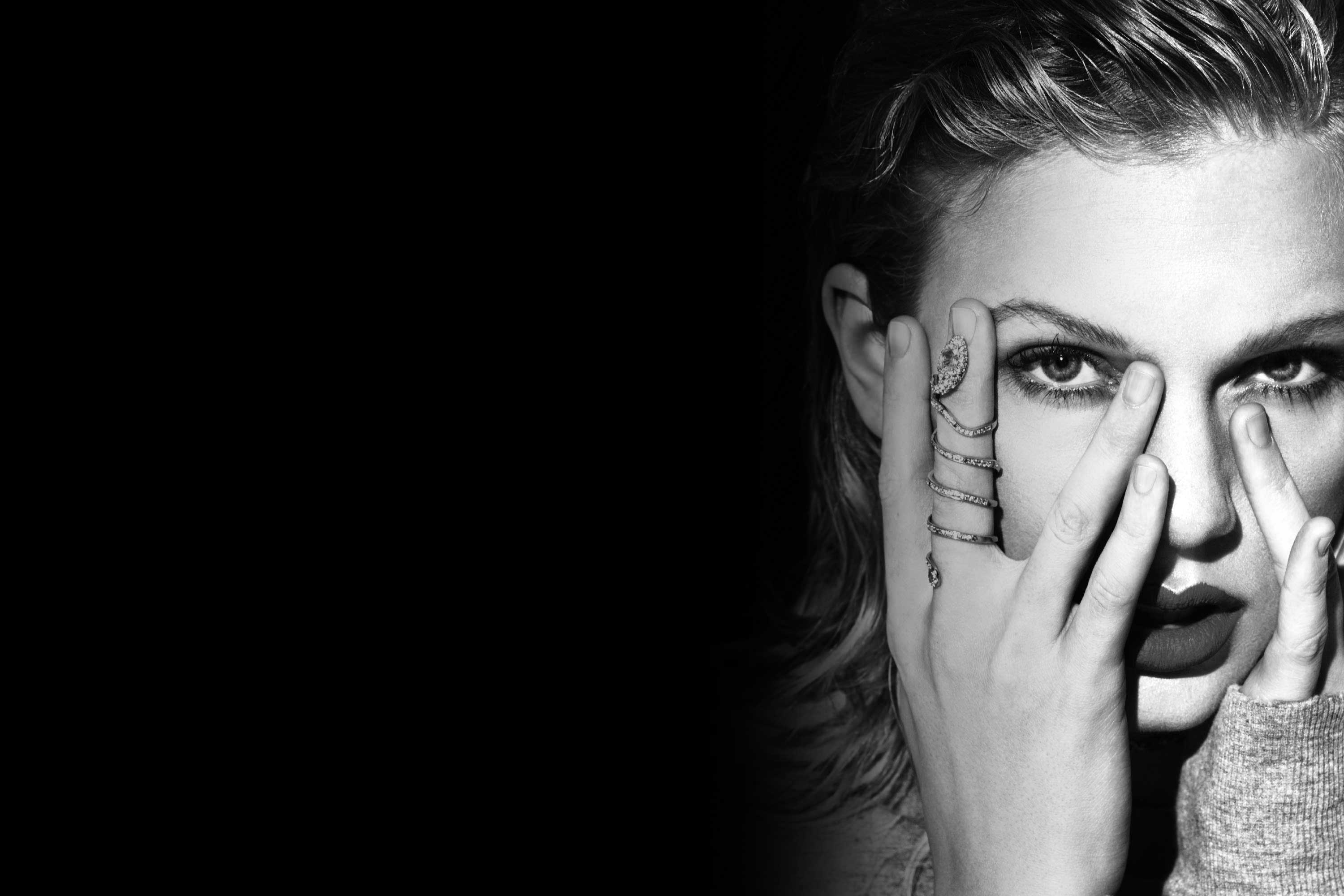 HD desktop wallpaper: Music, Black & White, Taylor Swift download free picture