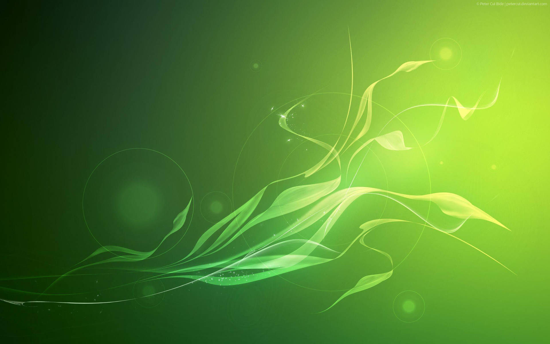 Green Abstract Wallpaper