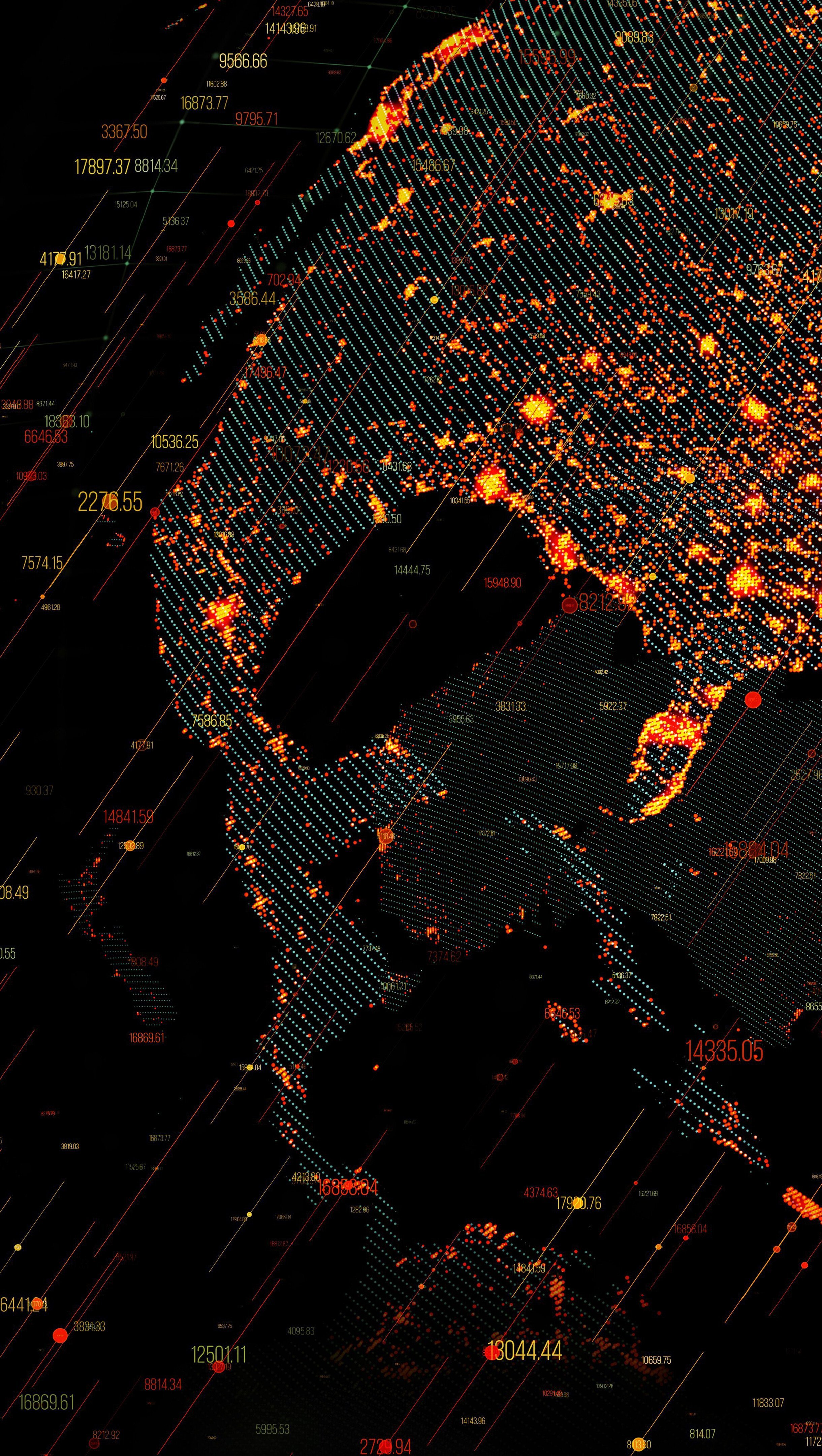 Earth at night Wallpaper 8k Ultra HD