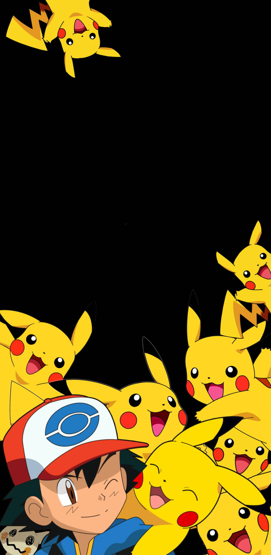 Download Ash And Pikachu HD Phone Graphic Wallpaper