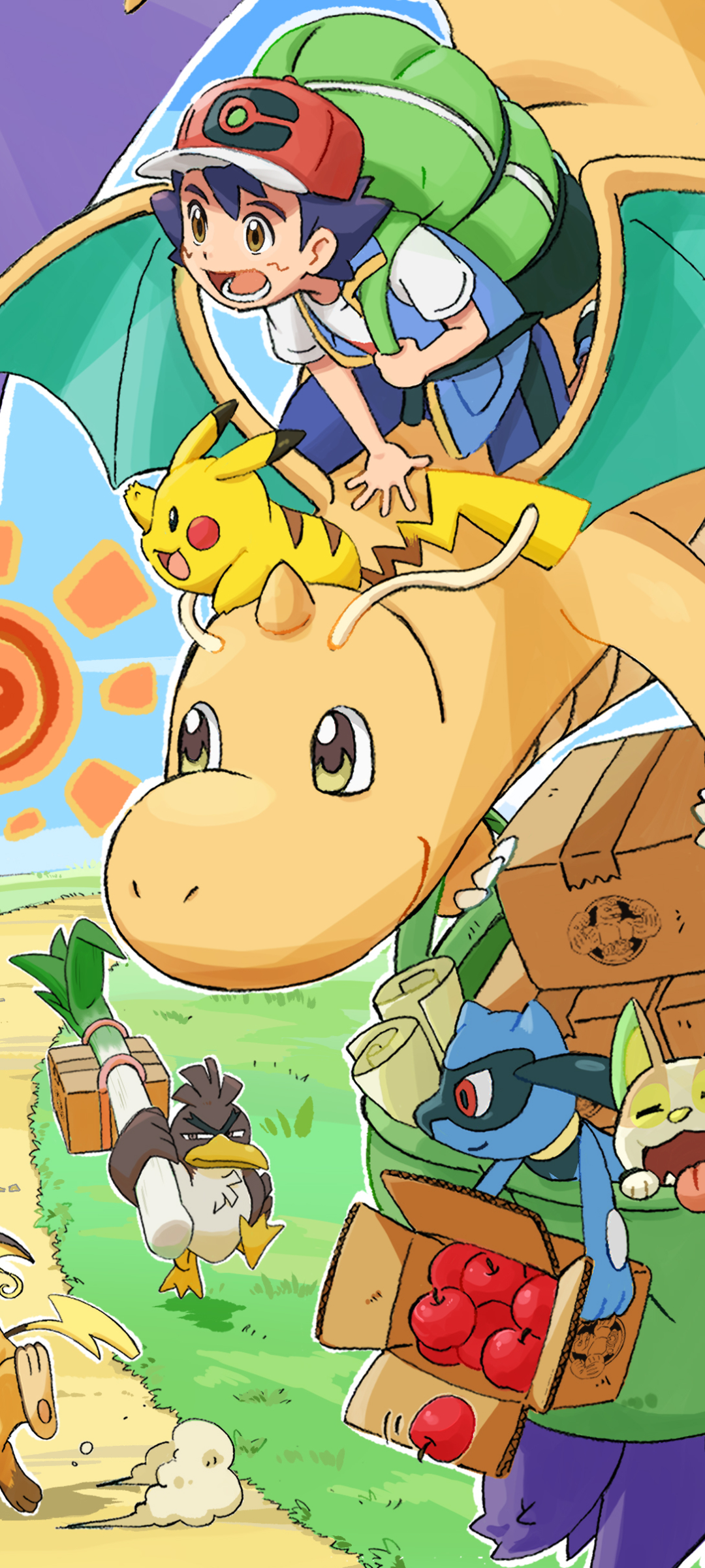 Dragonite (Pokémon) Phone Wallpaper