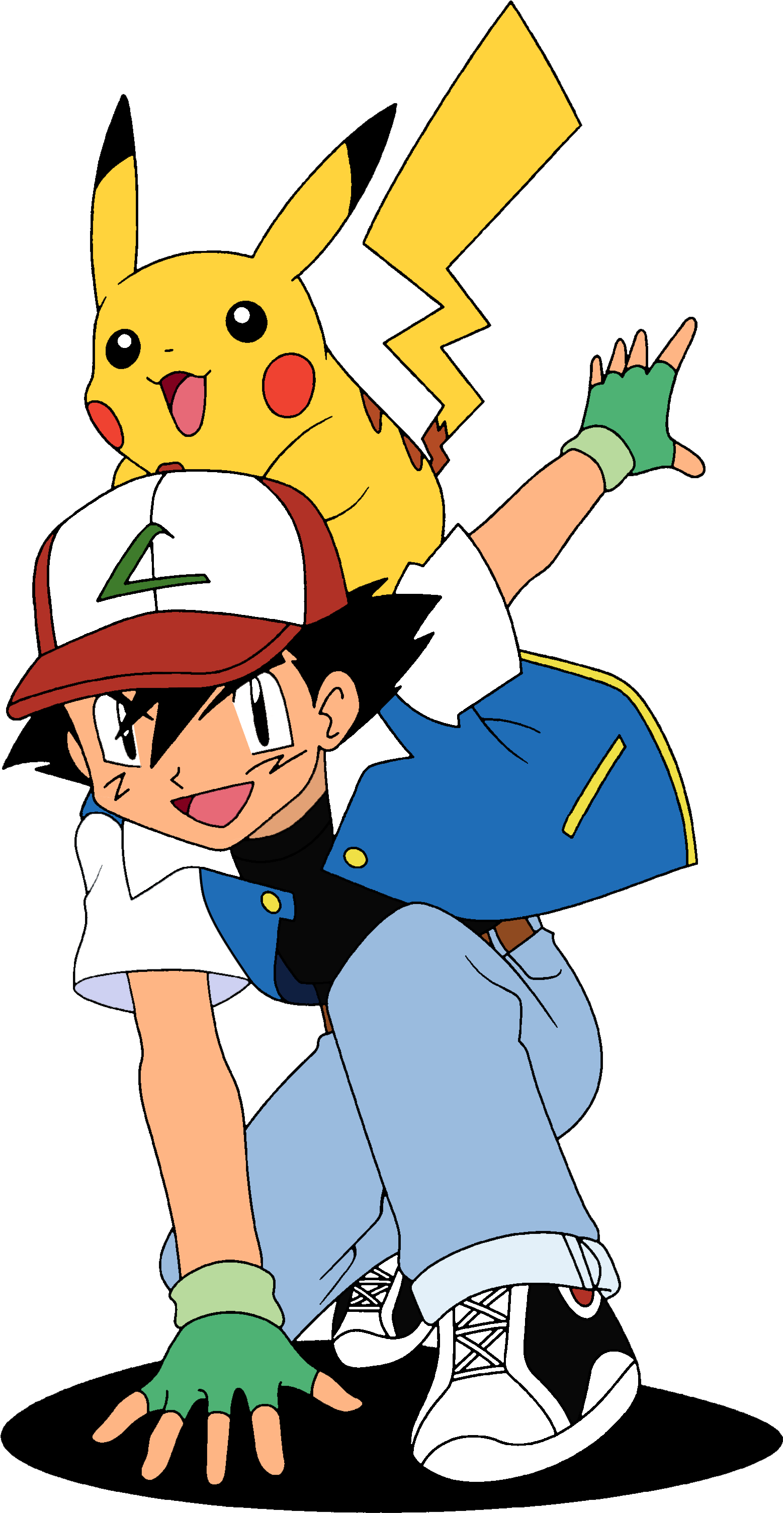 Cute ash and pikachu Wallpaper Download