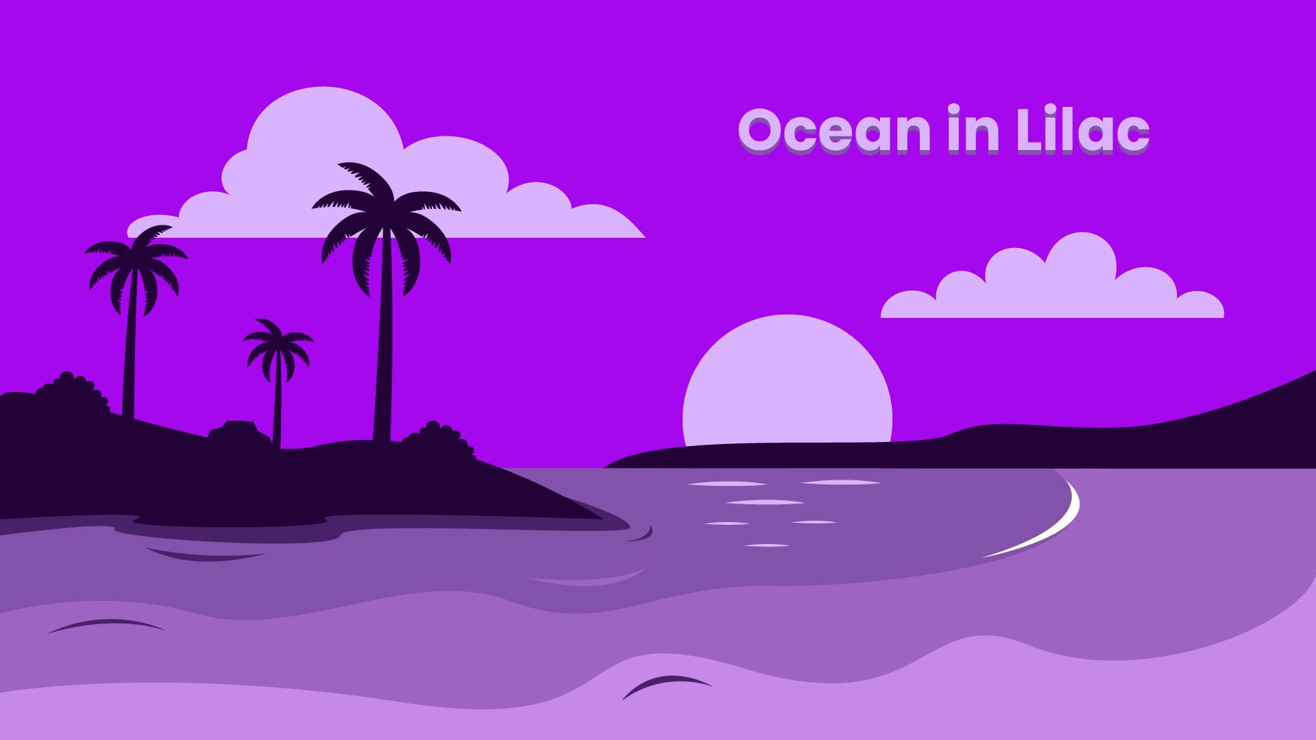 Free Kawaii Purple Wallpaper