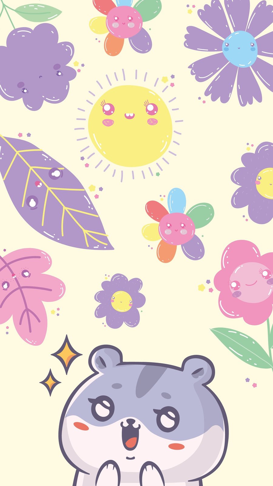 customizable kawaii wallpaper