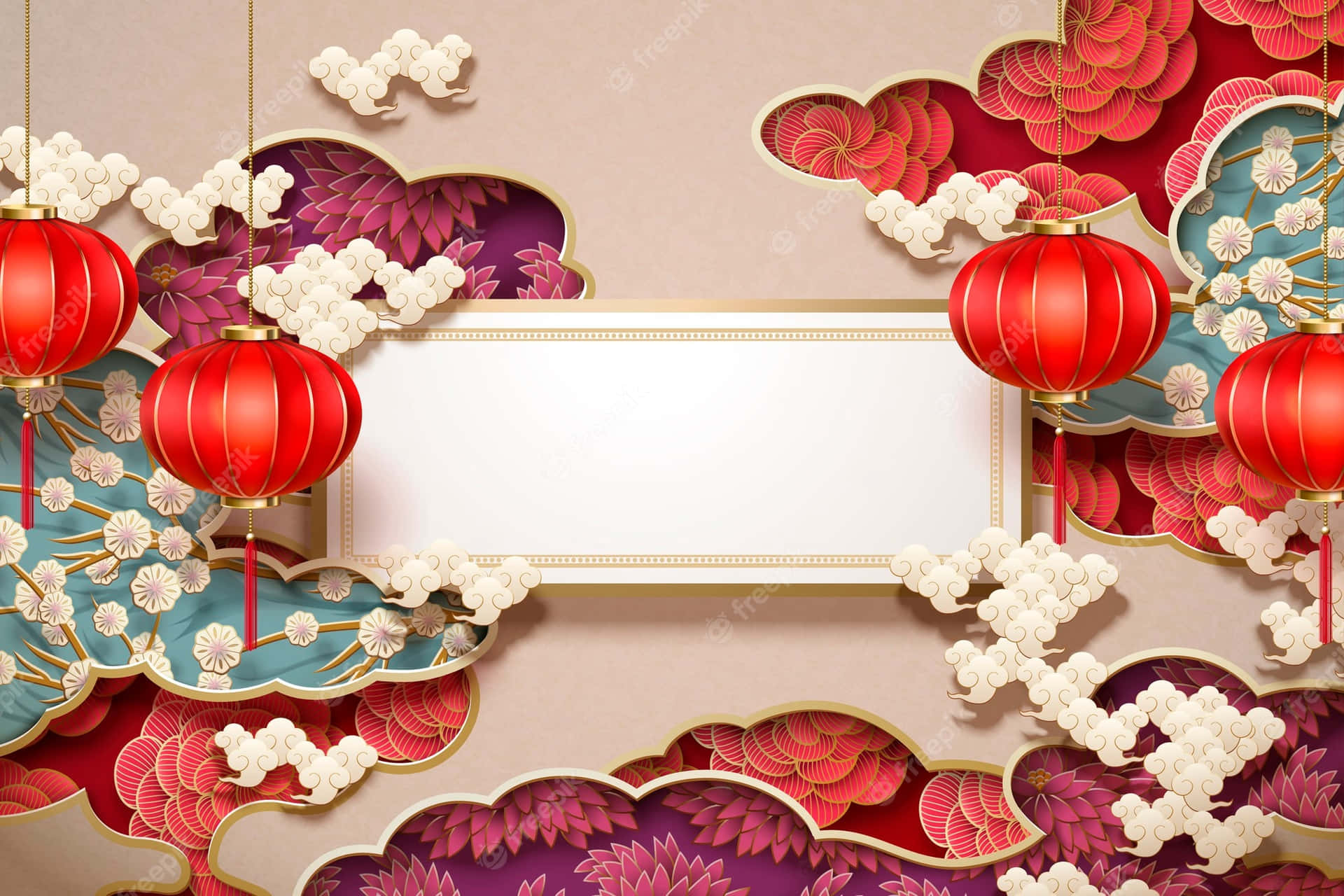Download Conventional Chinese Inspired Design Wallpaper