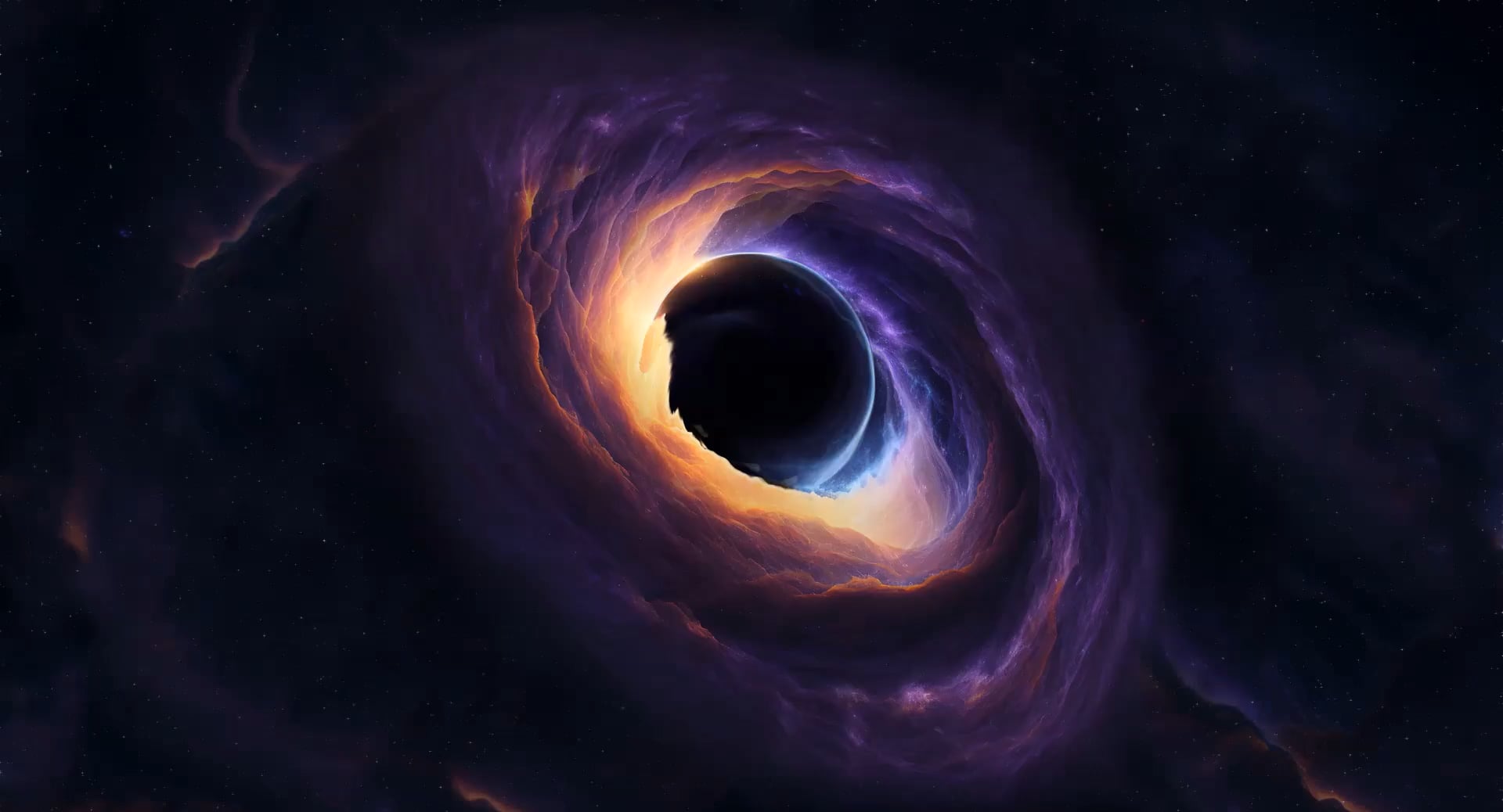 4K Sci Fi Black Hole Wallpaper