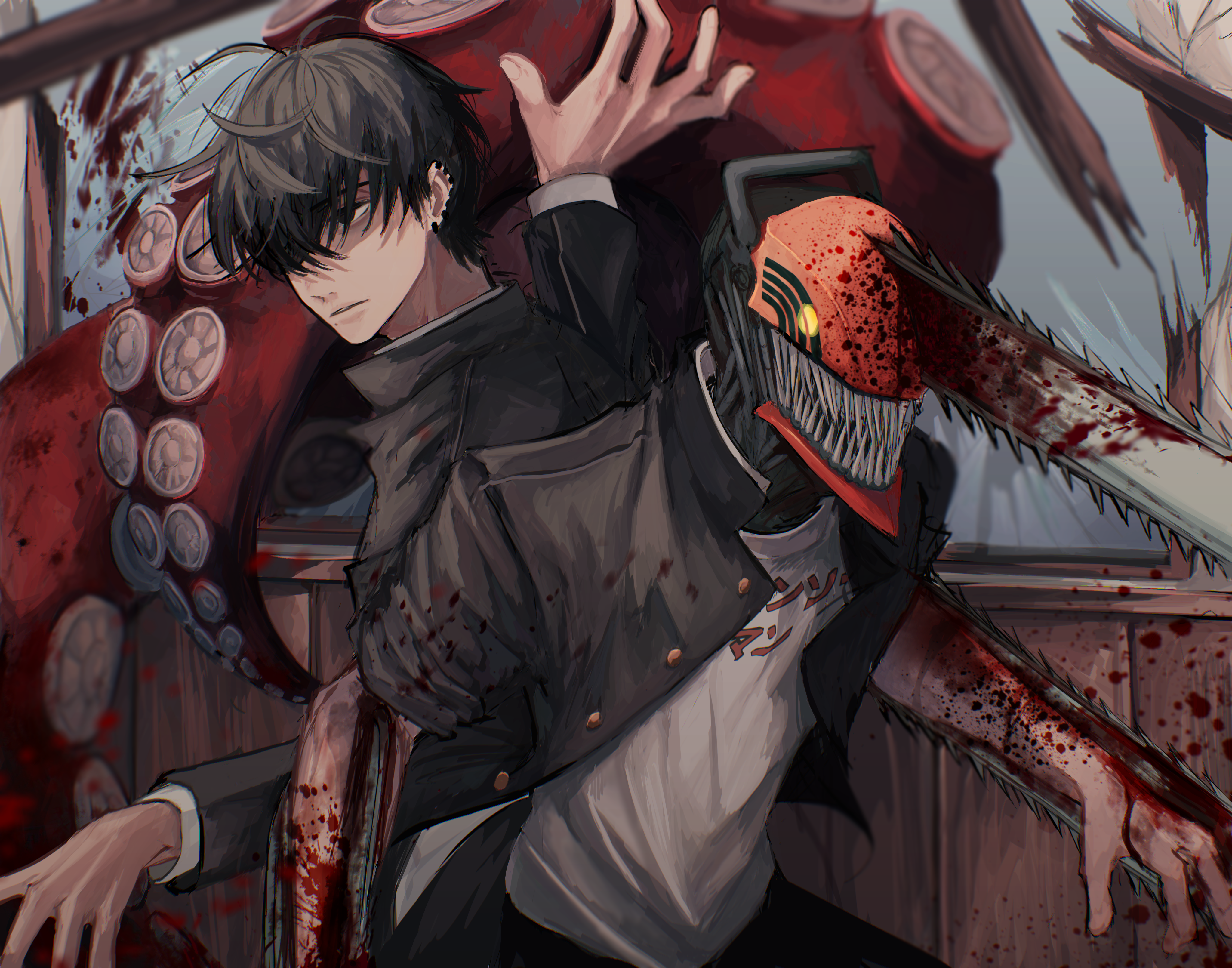 Denji (Chainsaw Man) 4K HD Wallpaper