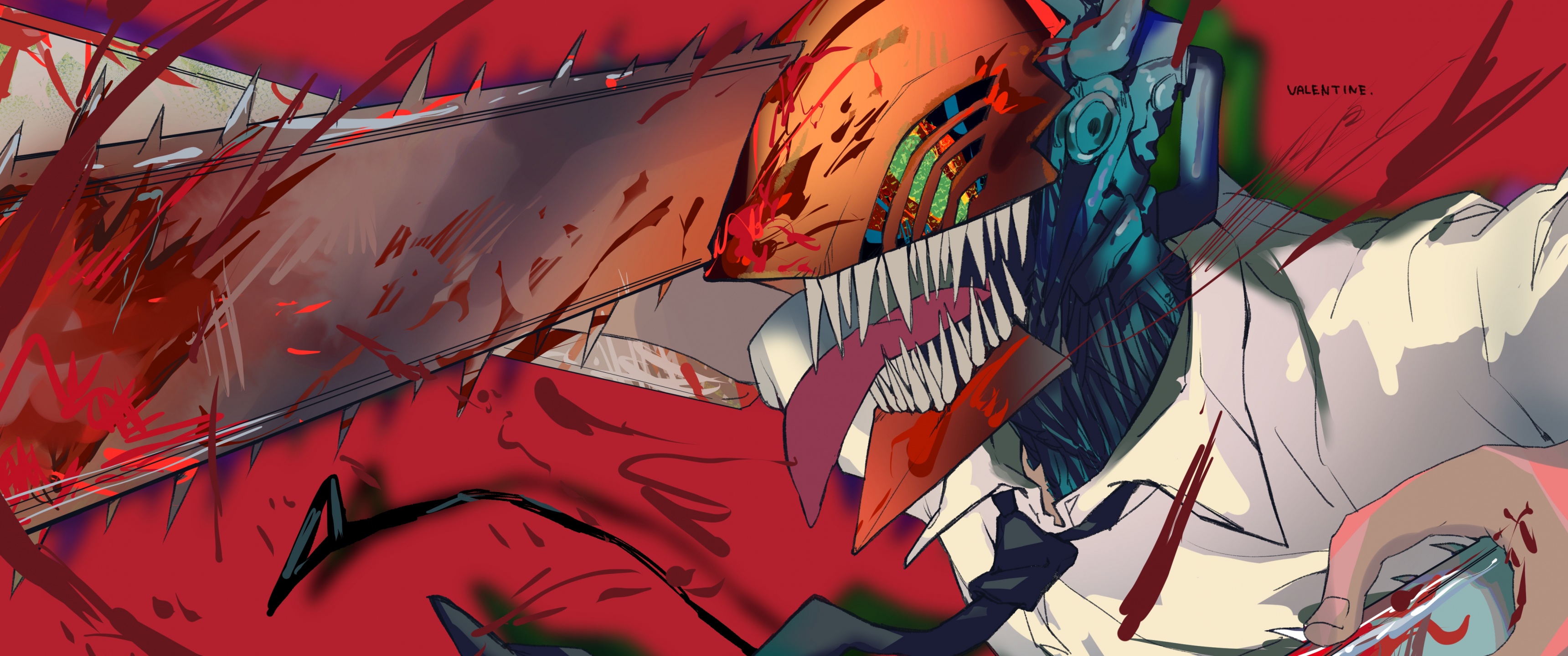 Denji Wallpaper 4K, Devil Hunter, Chainsaw Man