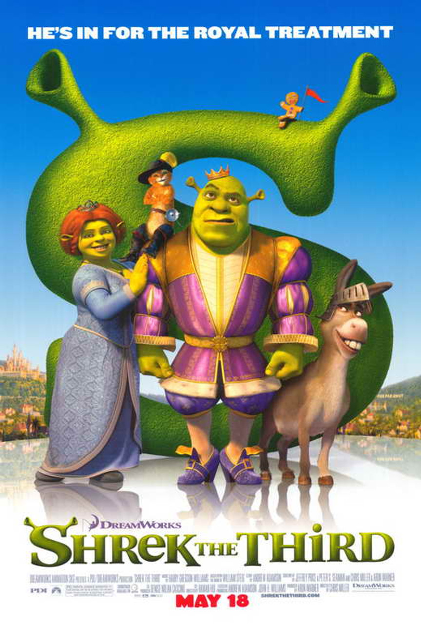 Shrek the Third Movie Poster Print (27 x 40) # MOVGI8001