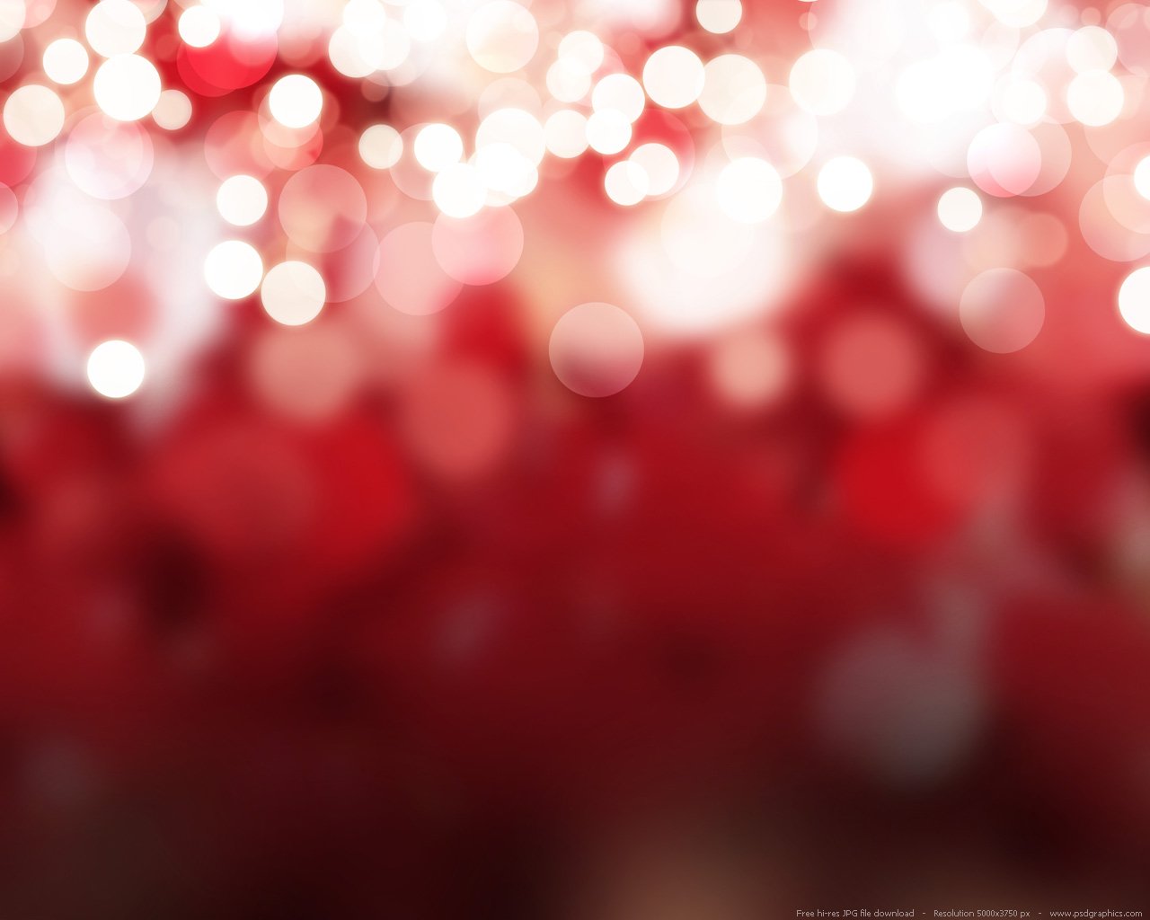 Blurry Christmas lights background