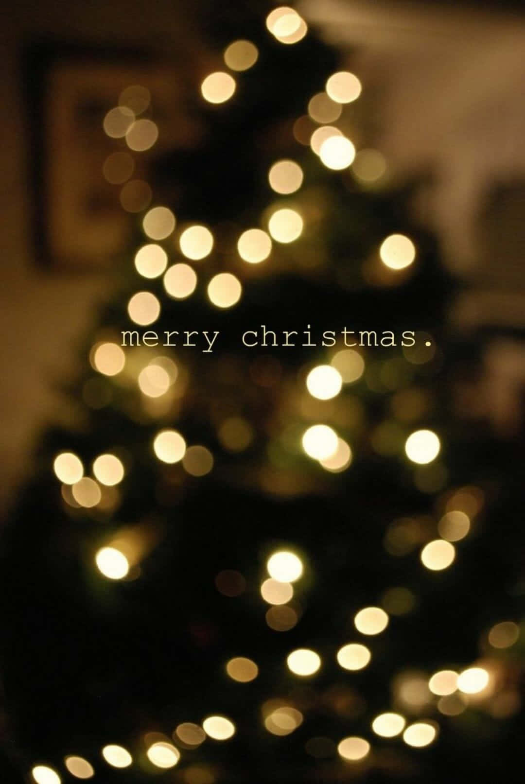 Download iPhone Christmas Aesthetic Minimalist Blurred Wallpaper