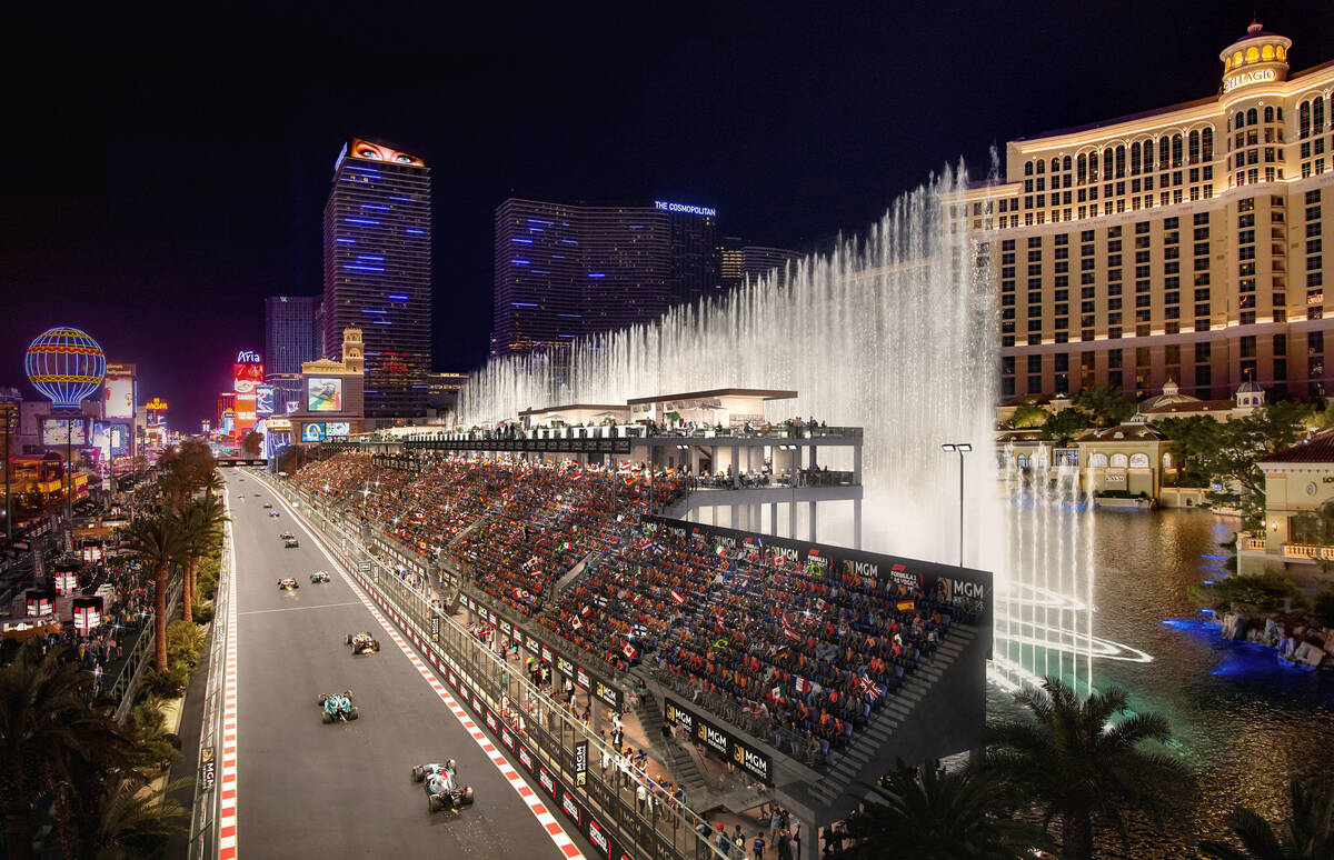 F1 Plans 10 Year Run In Las Vegas