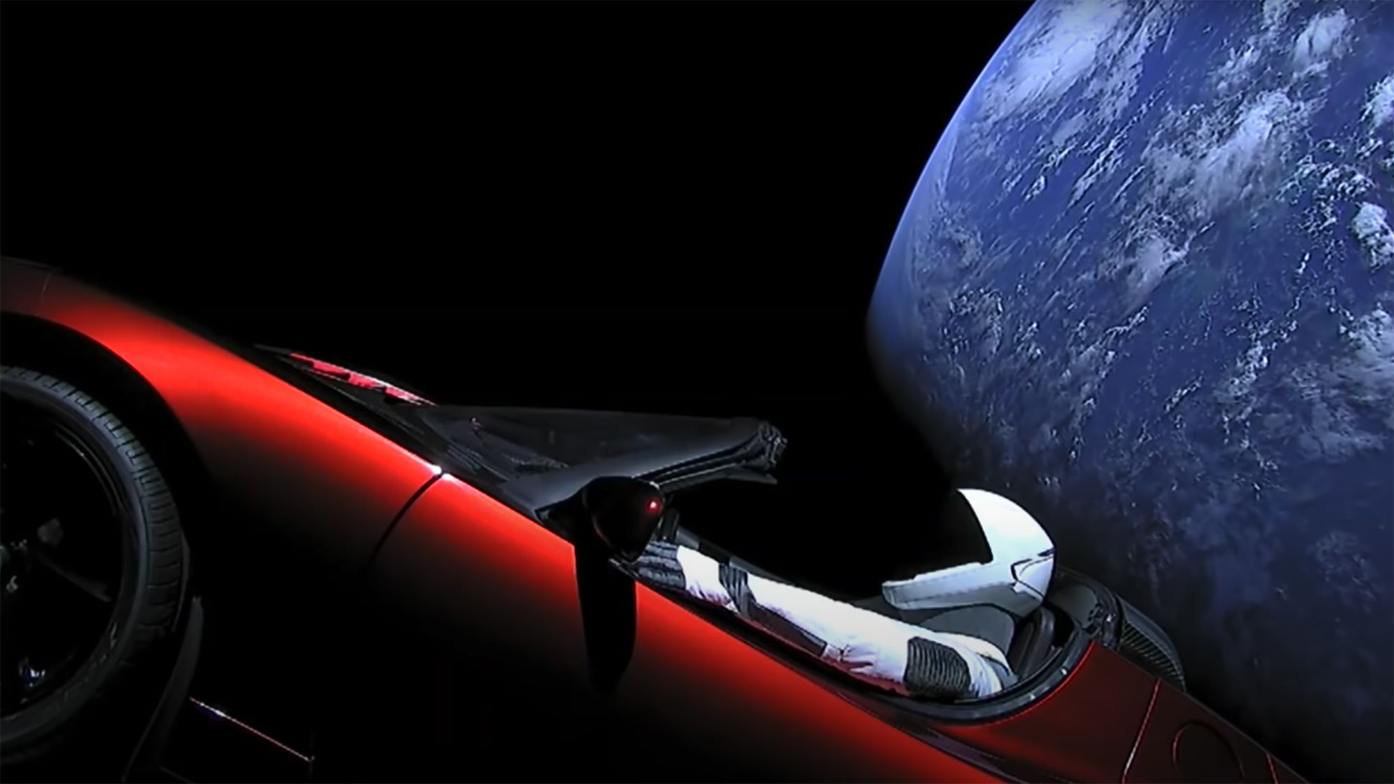 Elon Musk launched his own Tesla roadster to space four years ago. Where is it now?