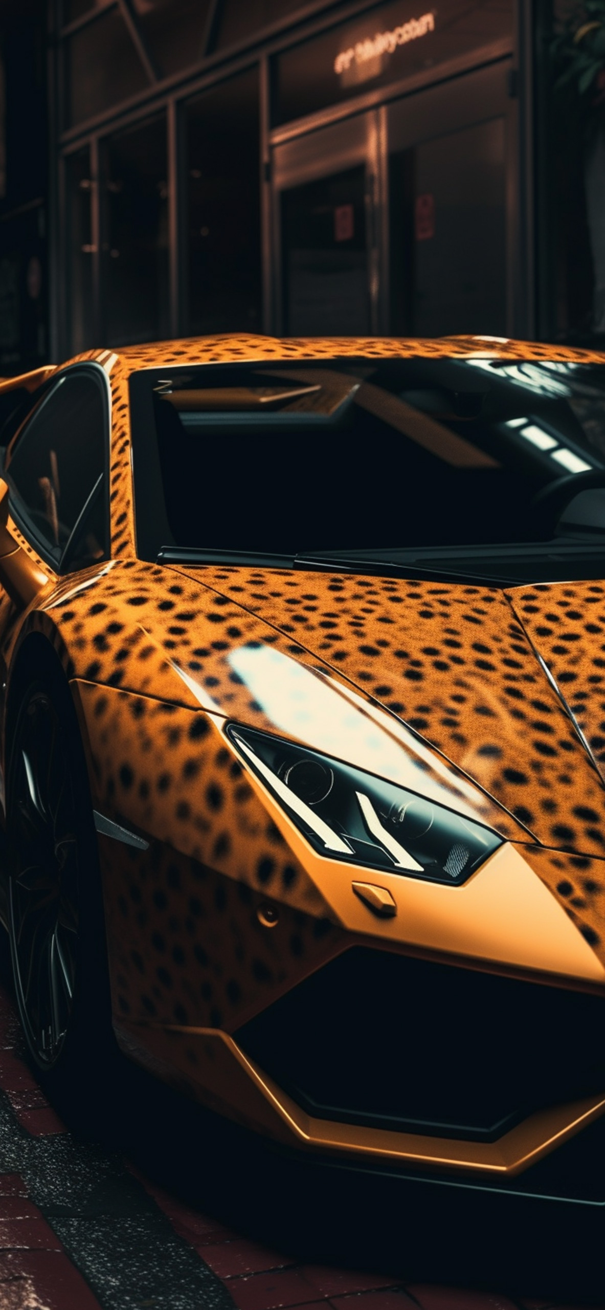 Leopard Lamborghini Murcielago Wallpaper