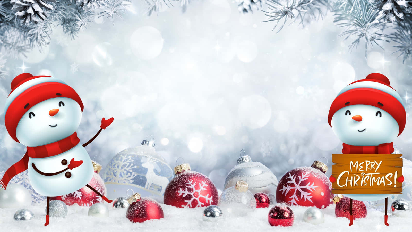Download Keep the holiday spirit alive with our virtual Christmas background
