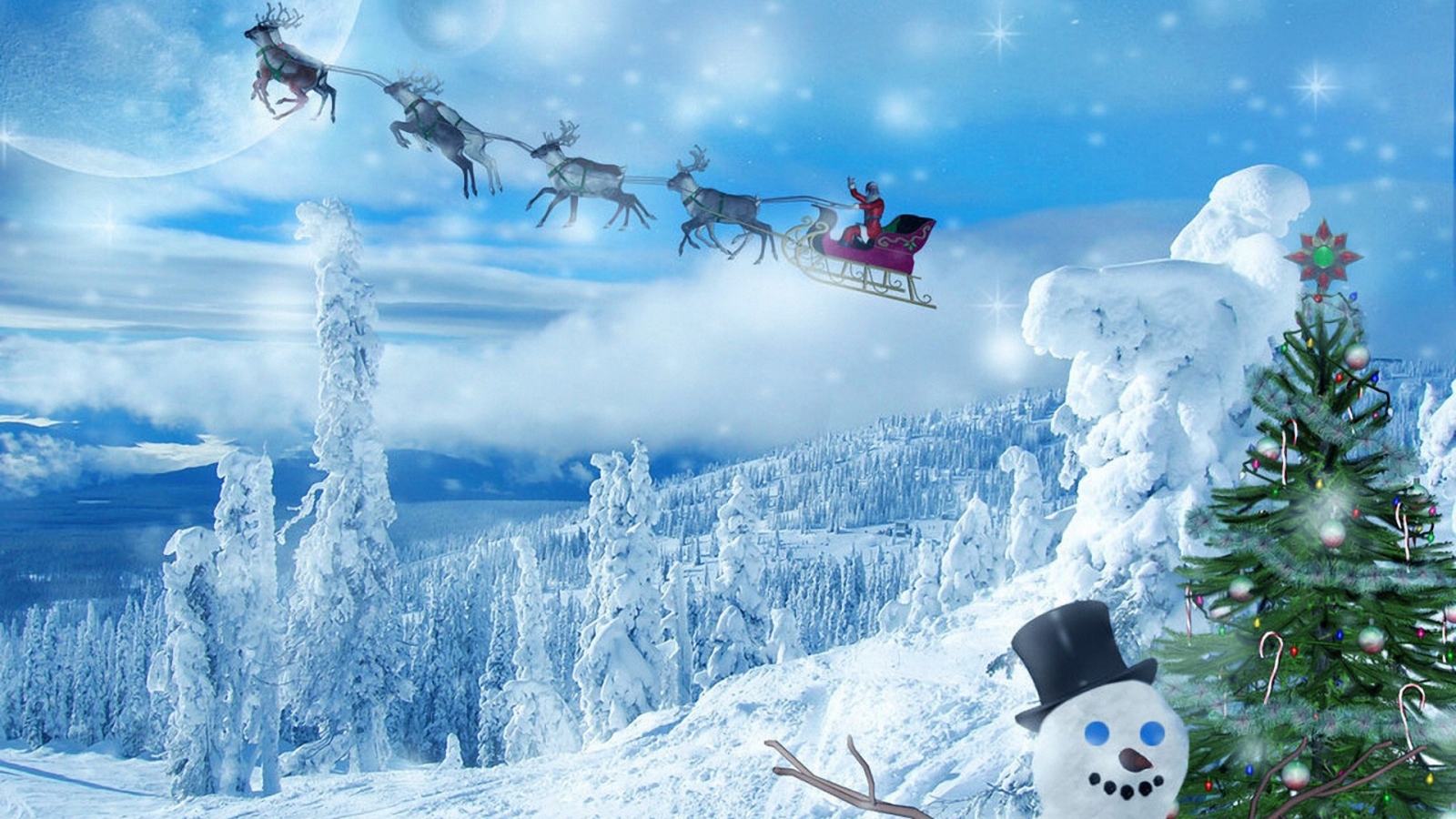 Christmas Wallpaper 1600x900. .com