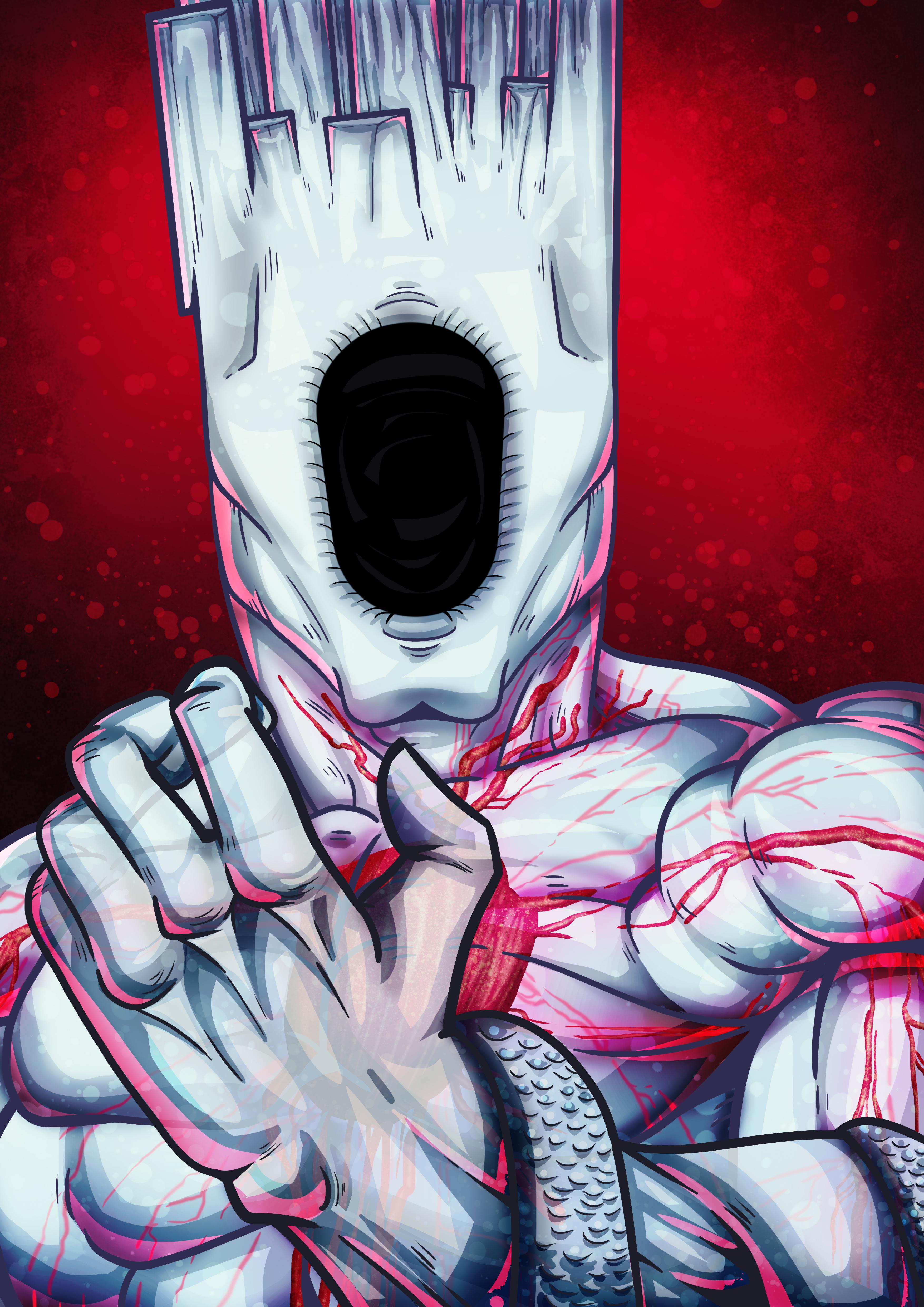 I can't beat Minos Prime yet but i can draw him