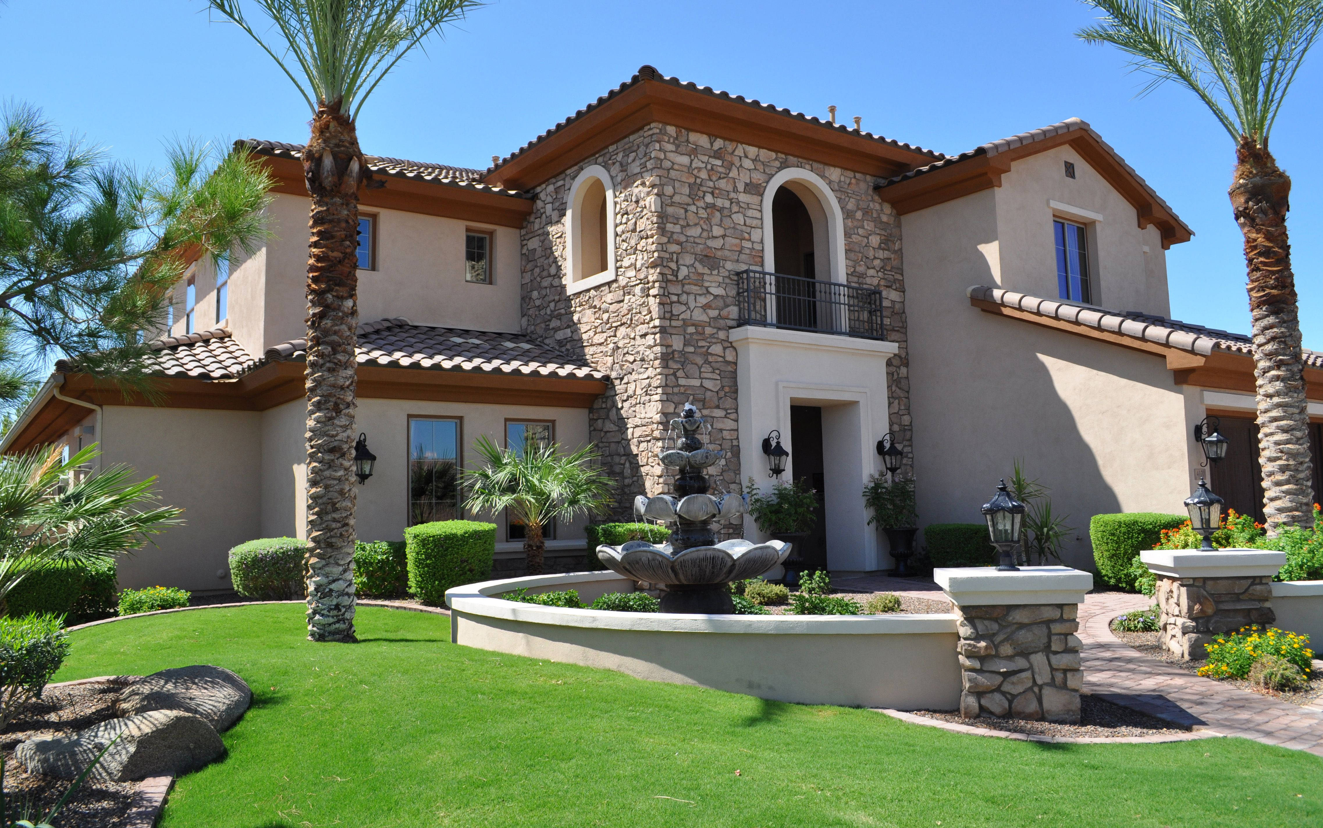 Download Experience the Beautiful Mountain View From This Modern House Wallpaper