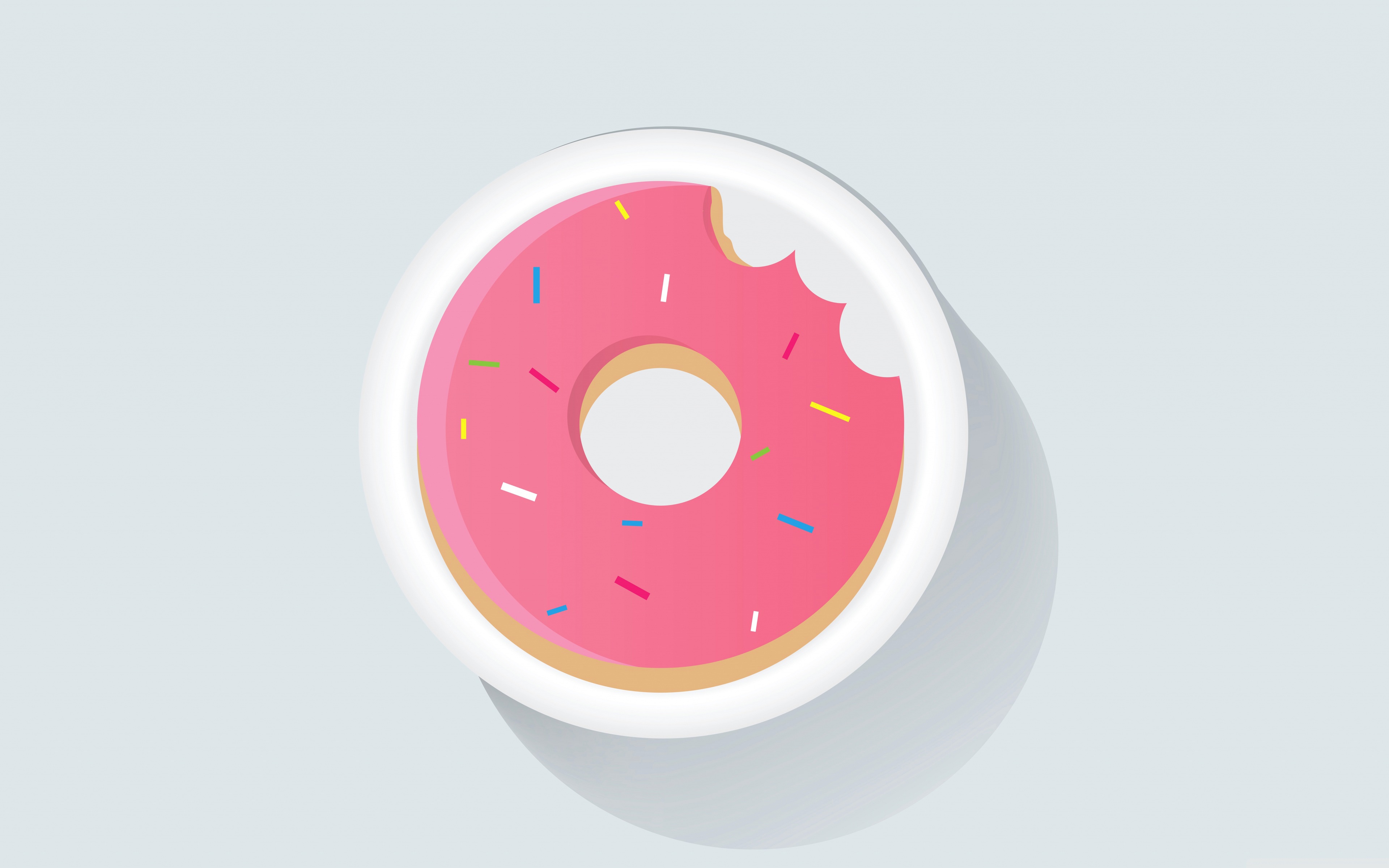 Donuts Minimalism 4k, HD Food, 4k Wallpaper, Image, Background, Photo and Picture