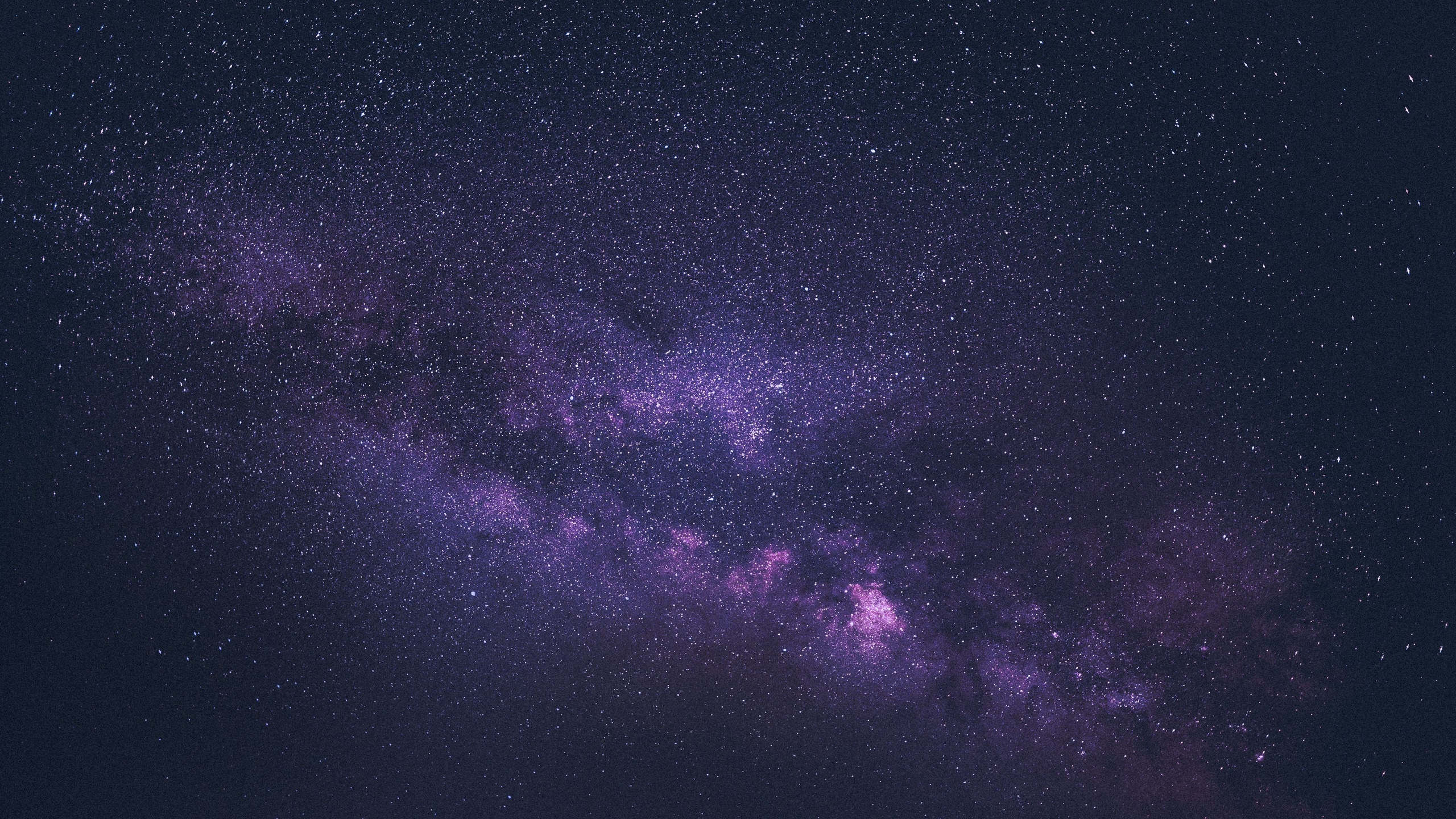space, universe, stars, purple, 4k HD Wallpaper