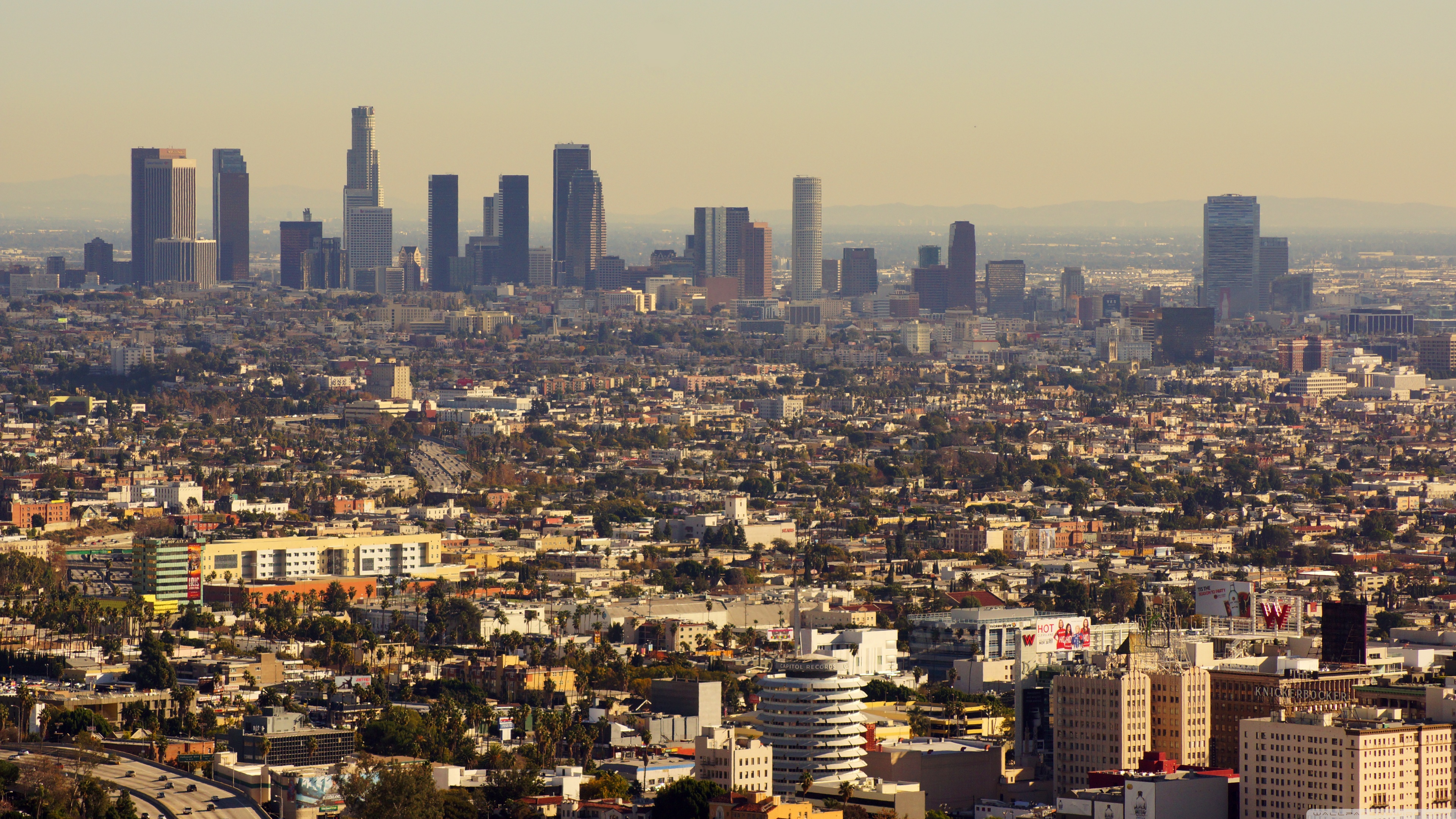 Los Angeles, Hollywood, Beverly Hills Ultra HD Desktop Background Wallpaper for: Multi Display, Dual Monitor, Tablet