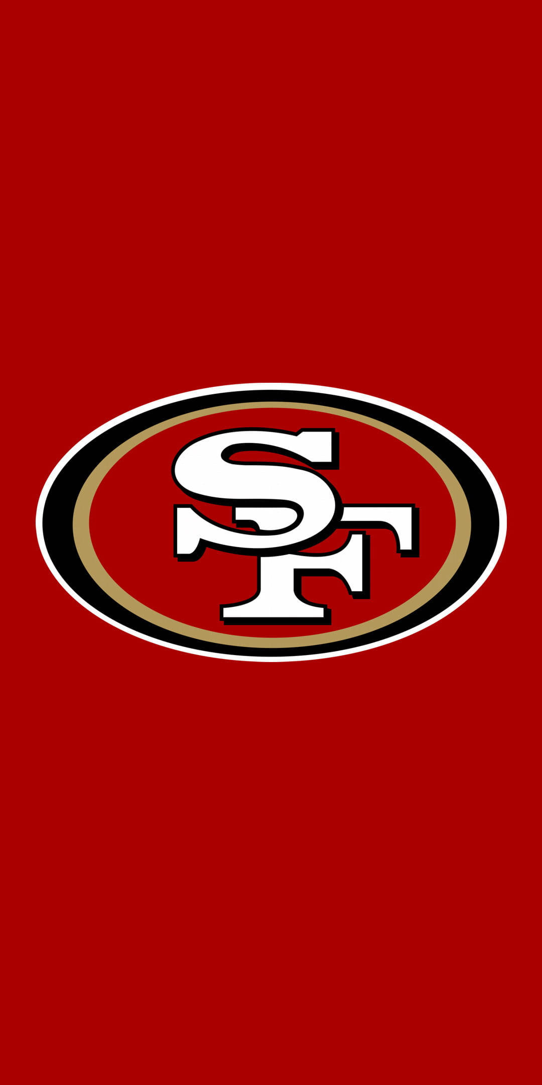 Download Classic SF Logo 49ers iPhone Wallpaper
