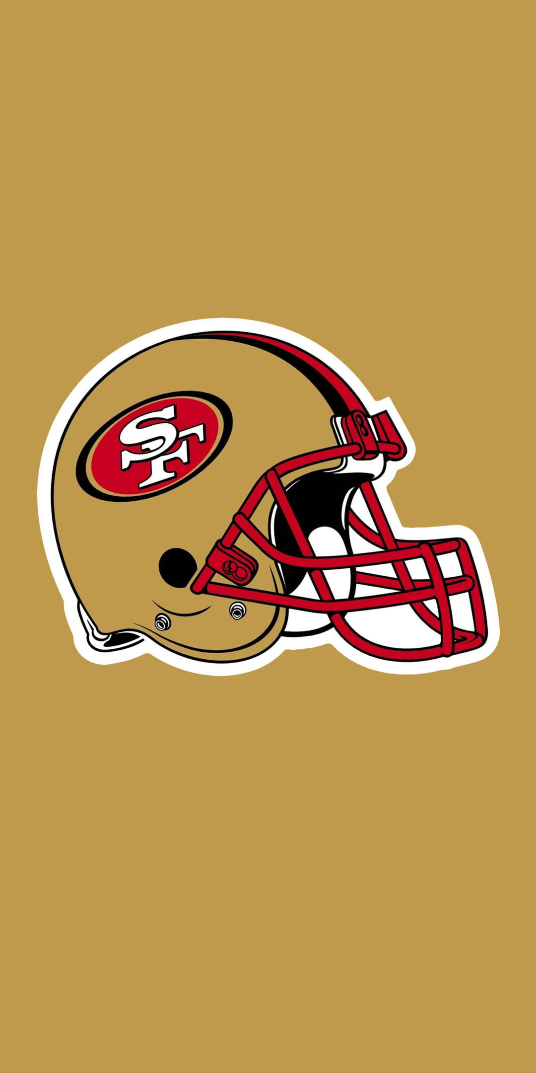 Download Gold Red Helmet Art 49ers
