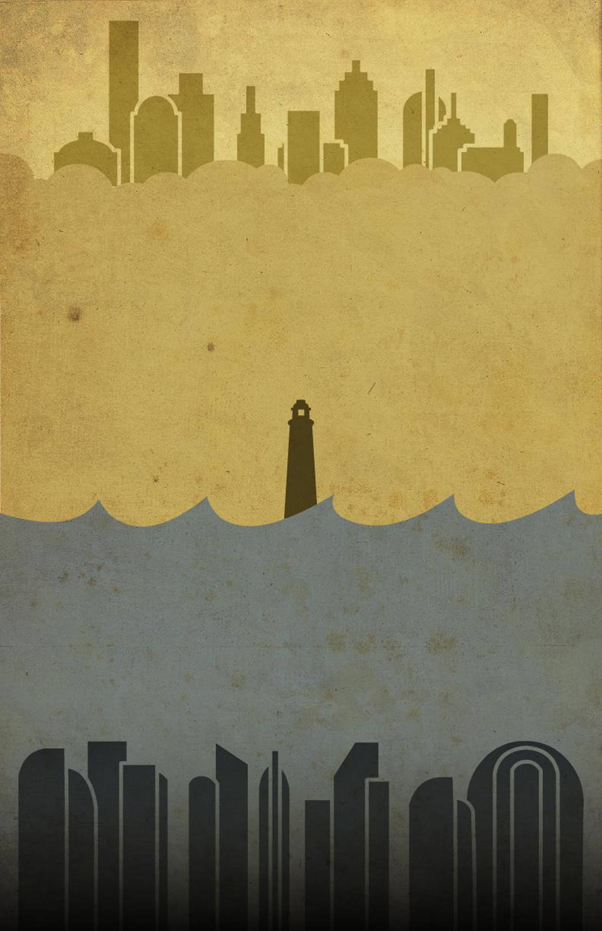 Download Bioshock Infinite iPhone Lighthouse Artwork Wallpaper