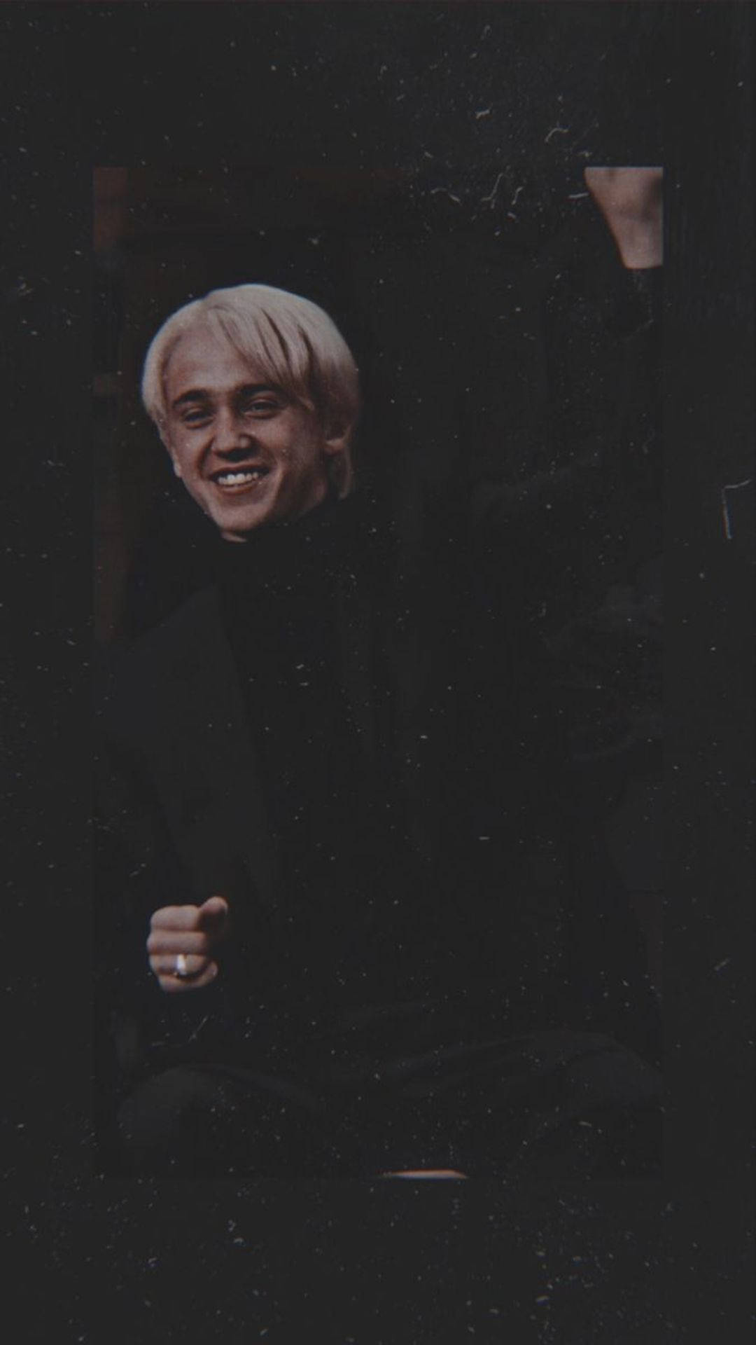 Download Draco Malfoy Black Smile Aesthetic Wallpaper