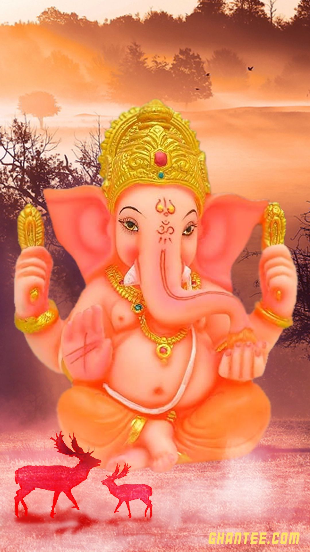 ganpati HD wallpaper iphone. full HD. iPhone wallpaper, HD wallpaper iphone, Ganesh art paintings