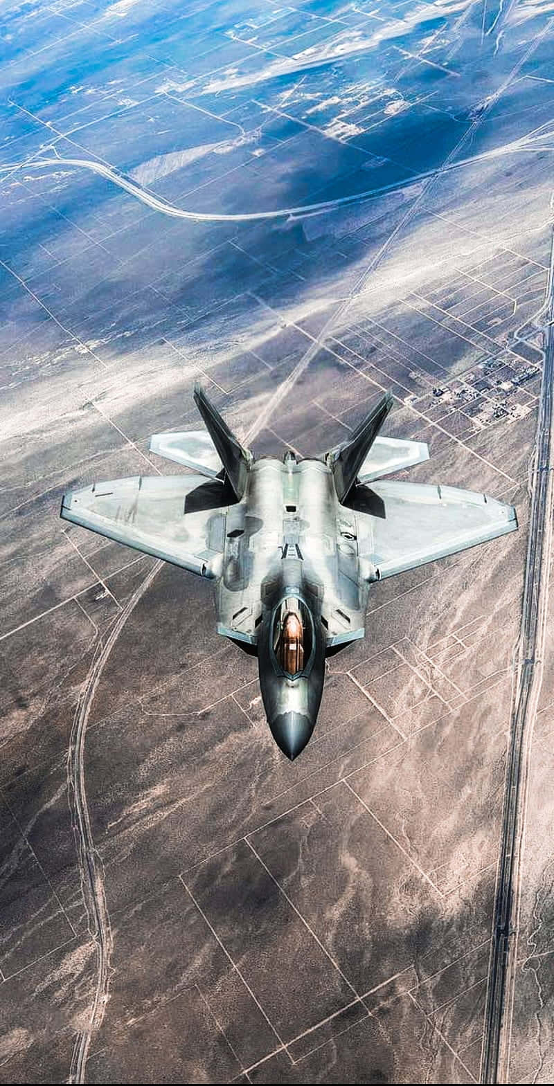 Download F22 Raptor Overhead Shot