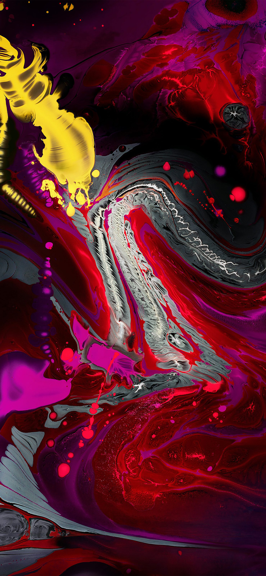 iPhone X wallpaper. paint ipad pro new apple art